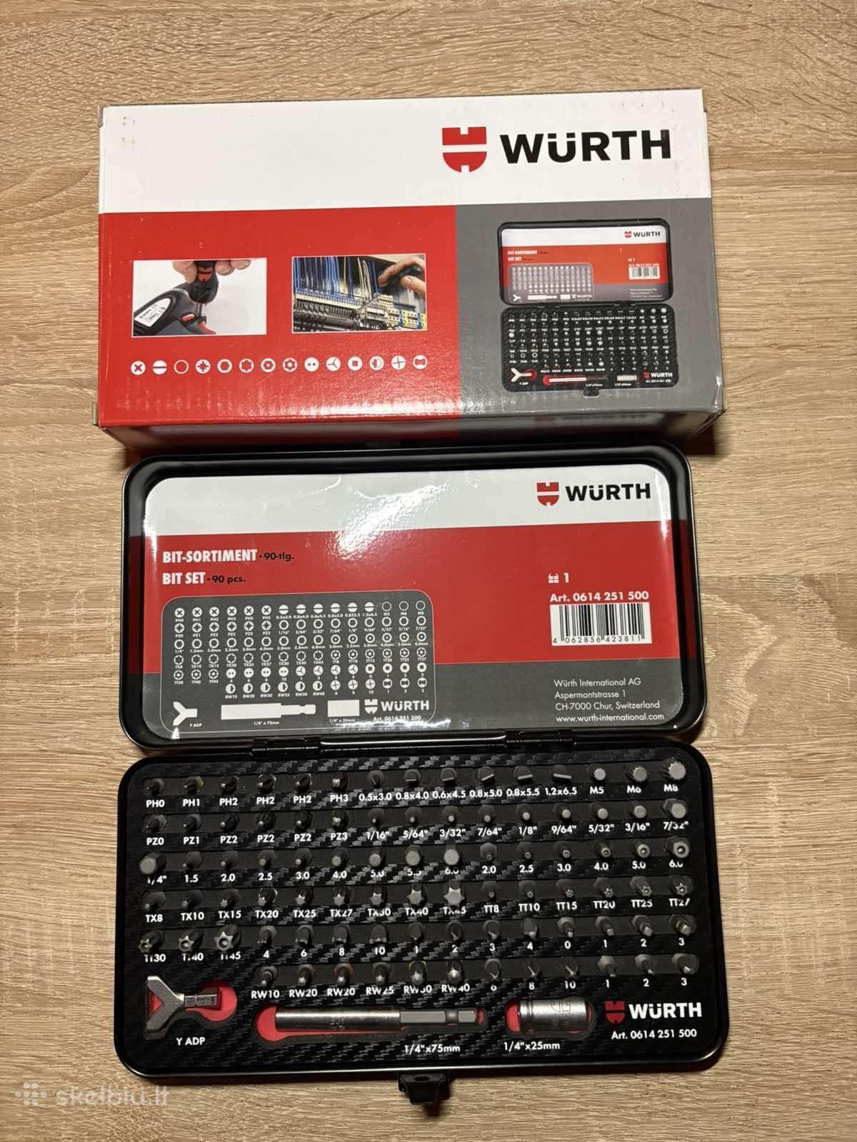 Wurth rinkinys