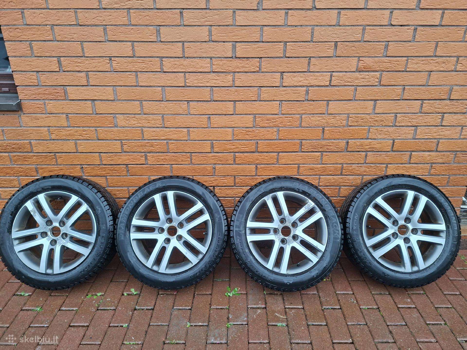 VW R16 diskai su žieminėm padangom