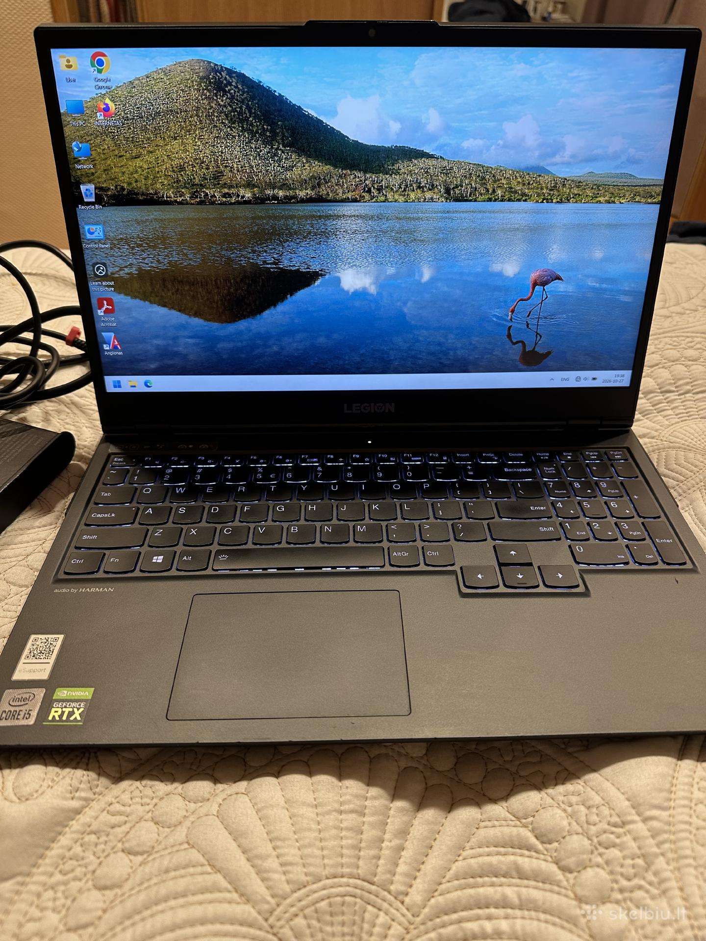 Parduodu Lenovo Legion Rtx3050 8ram