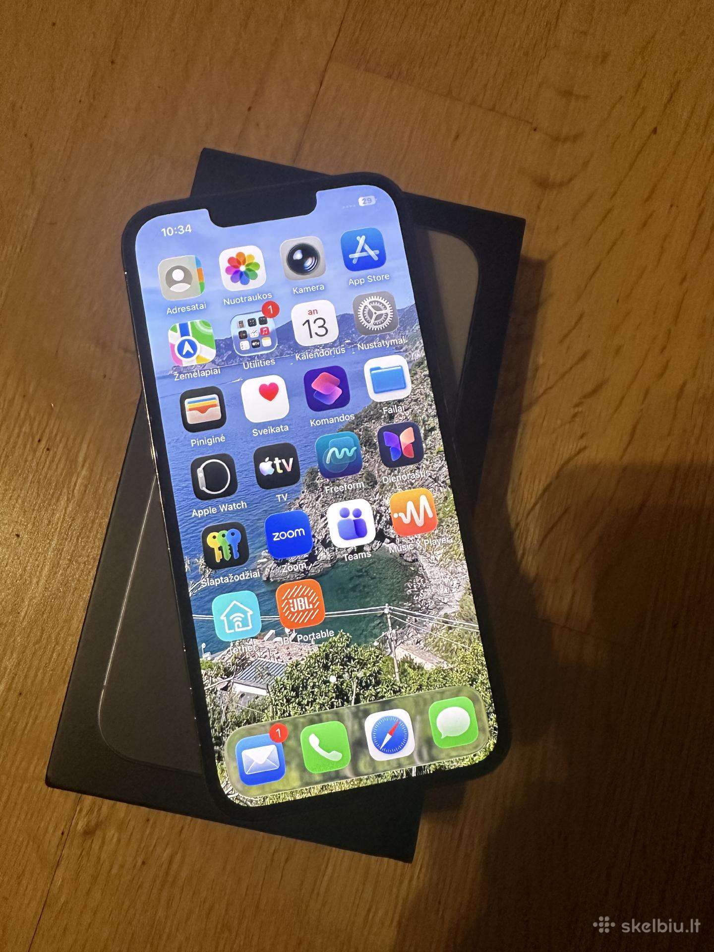 iPhone 13 Pro 256 GB Graphite – puikiai išlaikytas