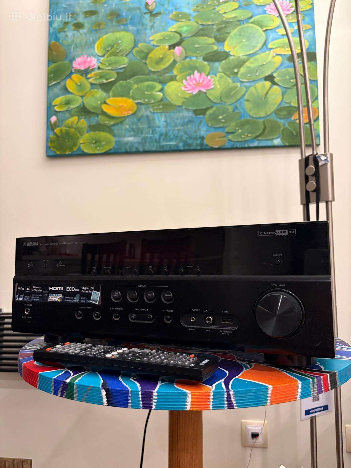 Imtuvas (stiprintuvas su radiju): Yamaha Rx-v473