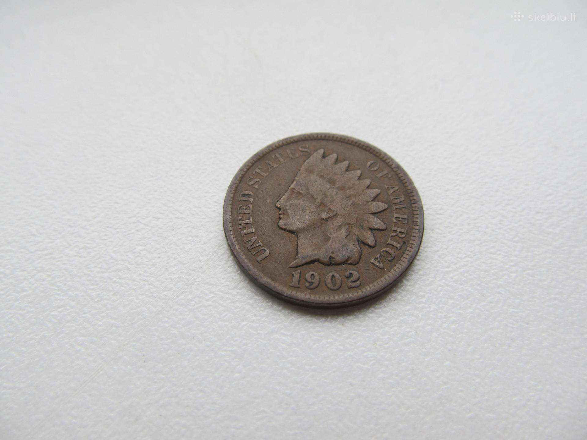 1 centas , JAV , 1902