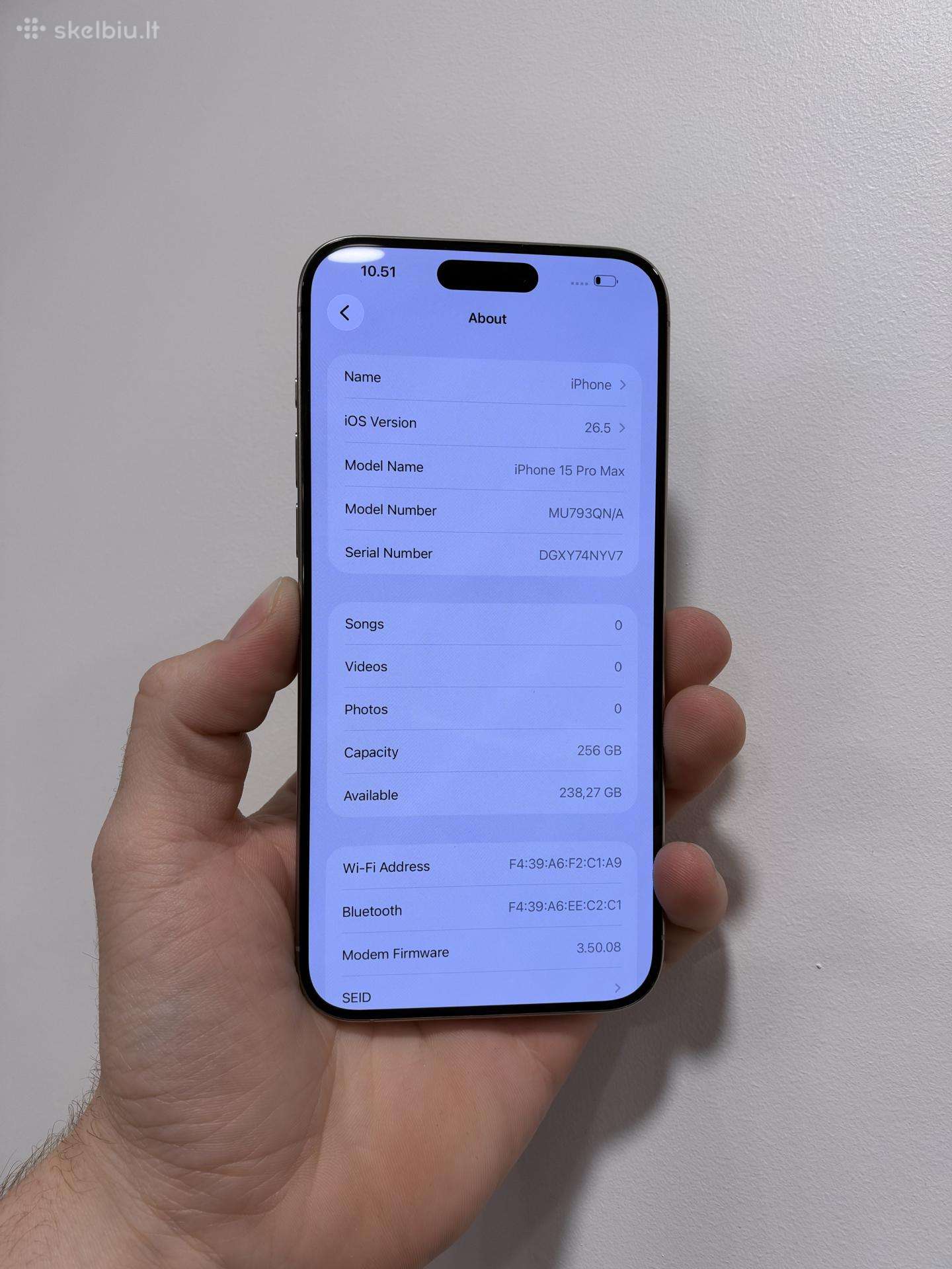 iPhone 15 Pro Max 256
