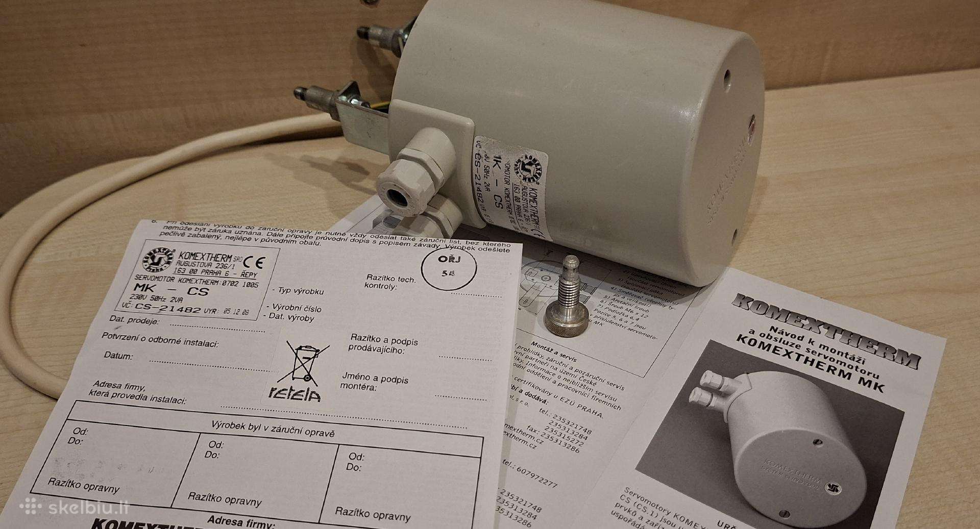 Servopavara Komextherm Mk-CS , 230v, pilnas kpl.