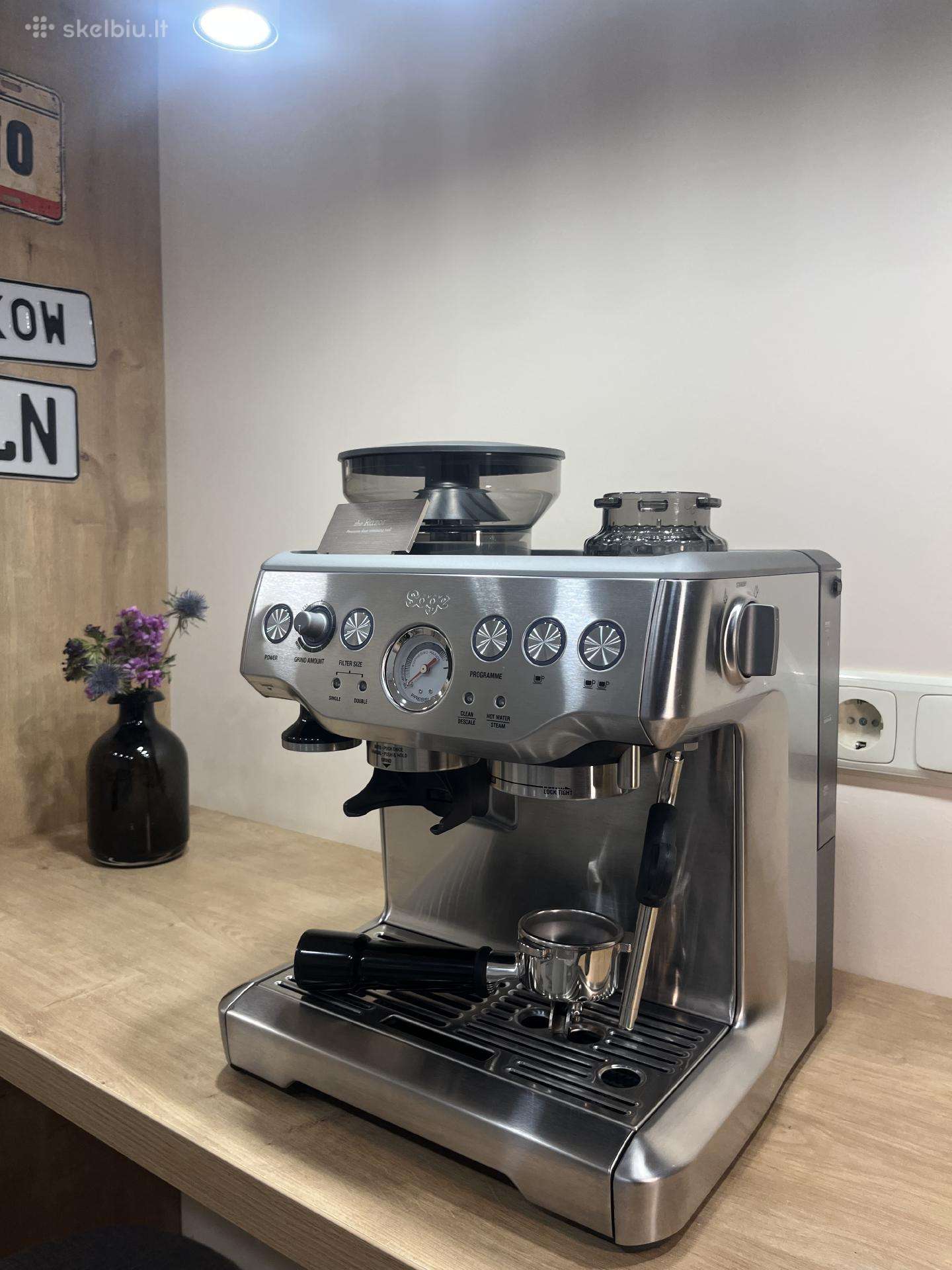 Sage Barista Express - su garantija ir dovanomis