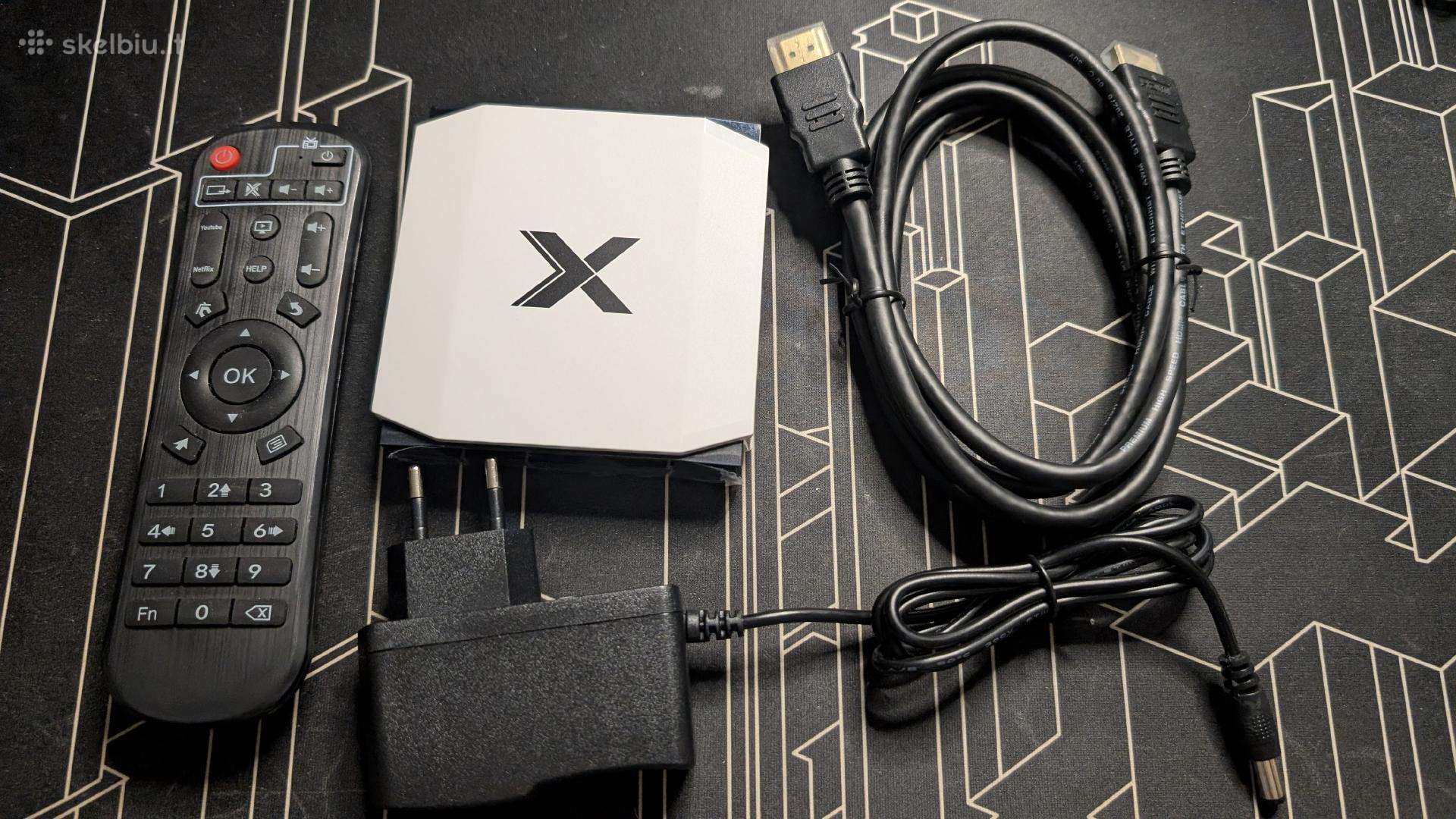 Android TV priedėlis W3 4k (4gb RAM / 32gb Rom)
