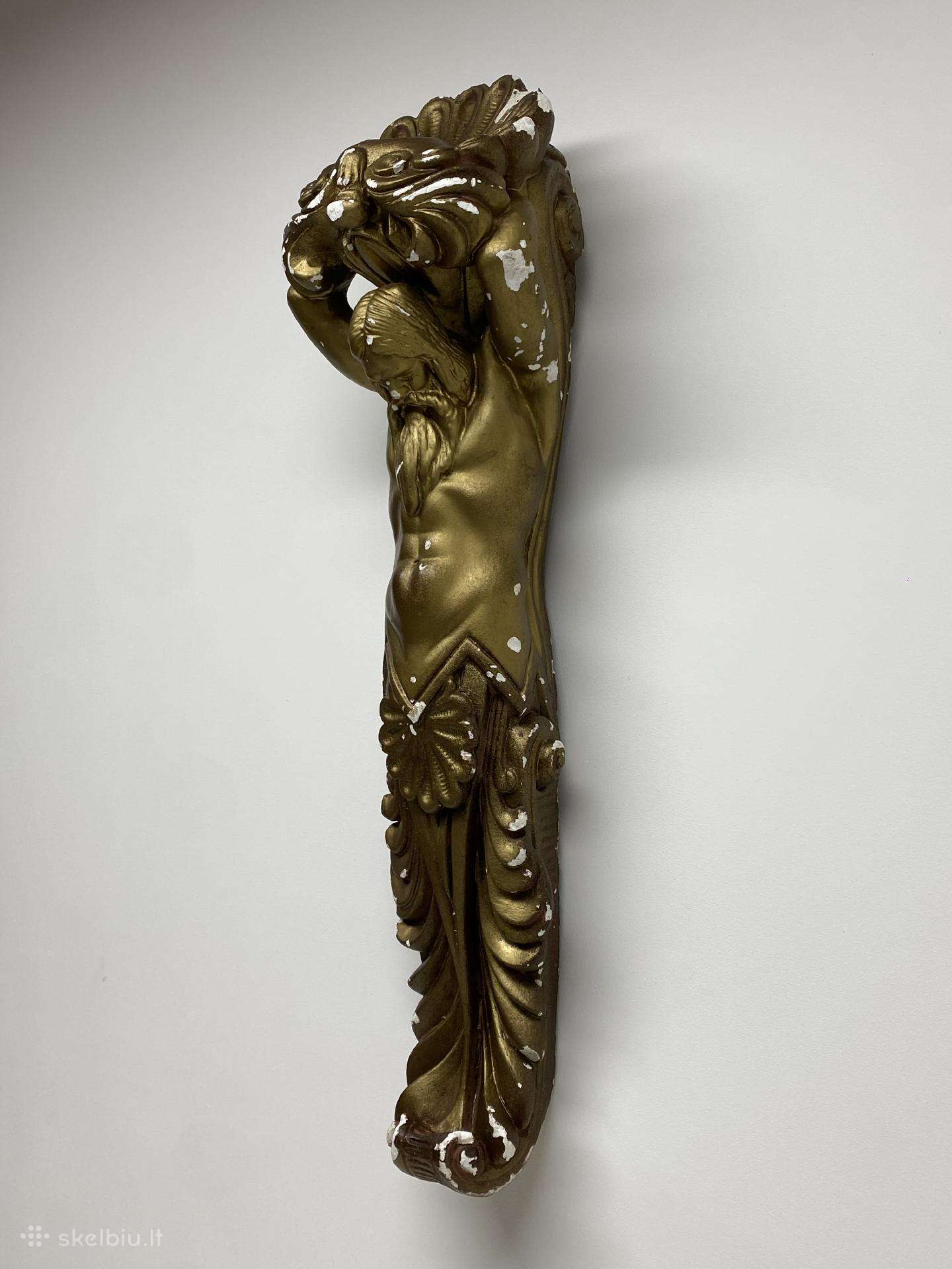 Gipso konsolė „atlantas“ 1991 m., 60 cm