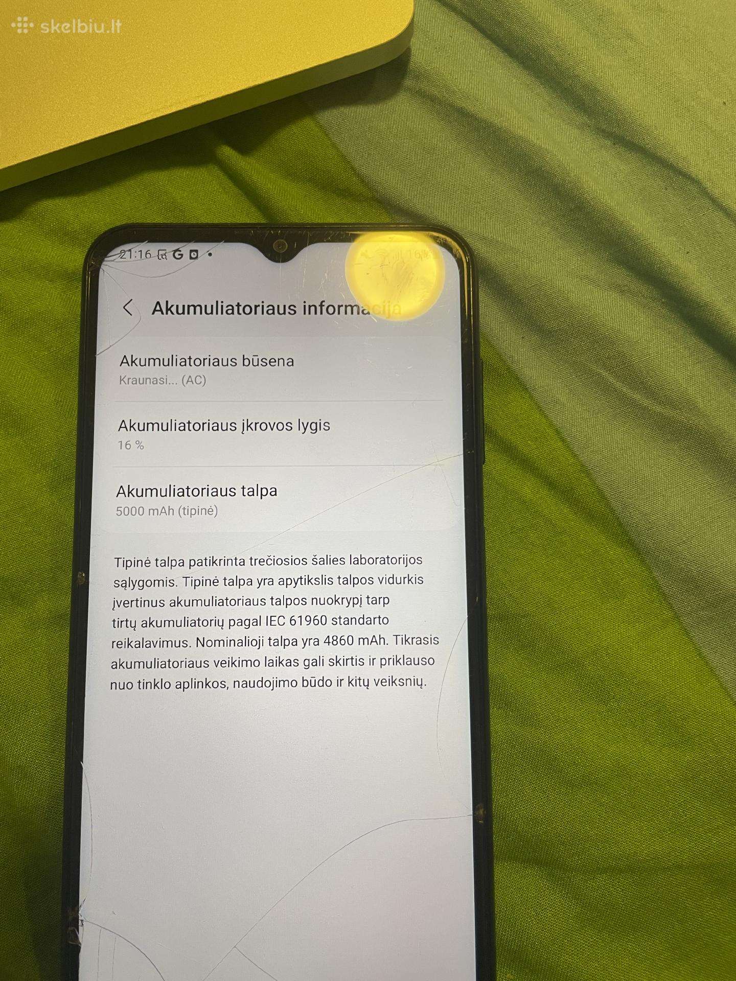 Parduodamas telefonas susisiekti per fb Goda Č-te