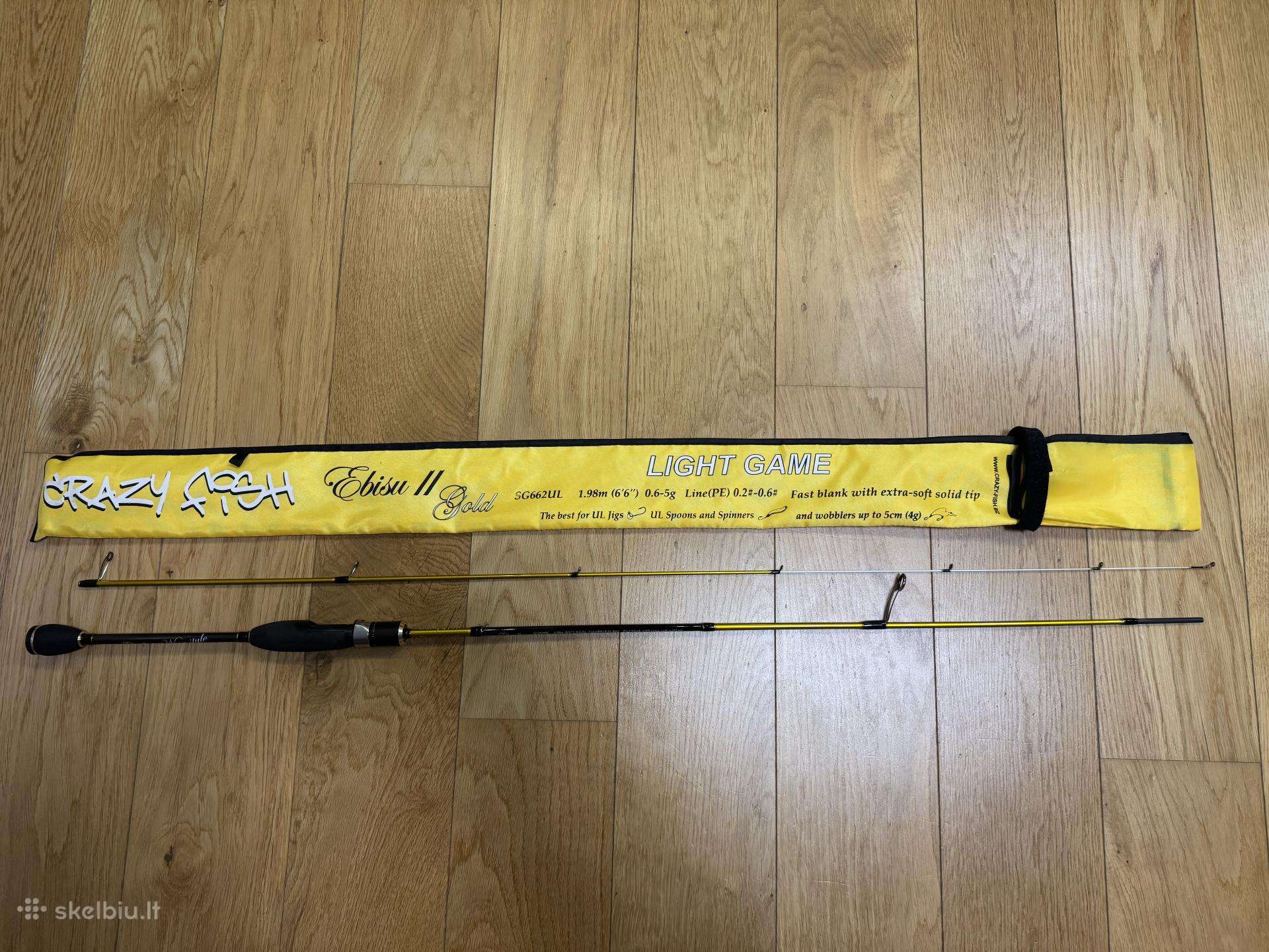 Crazy fish Ebisu 2 gold Sg662ul 0,6-5gr