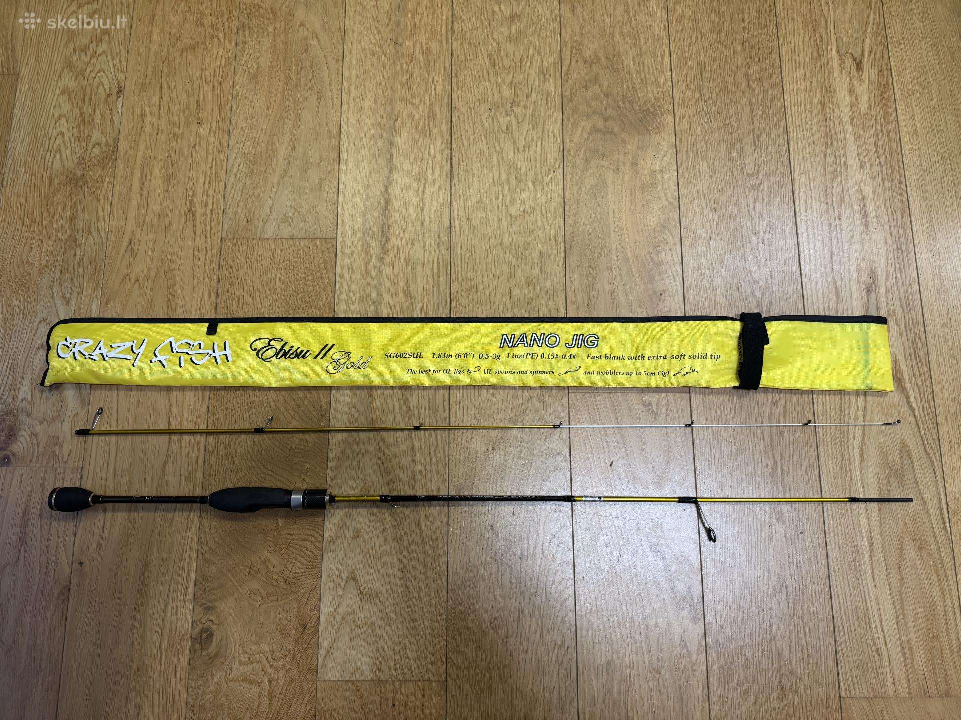 Crazy fish Ebisu 2 gold Sg602sul 0,5-3gr