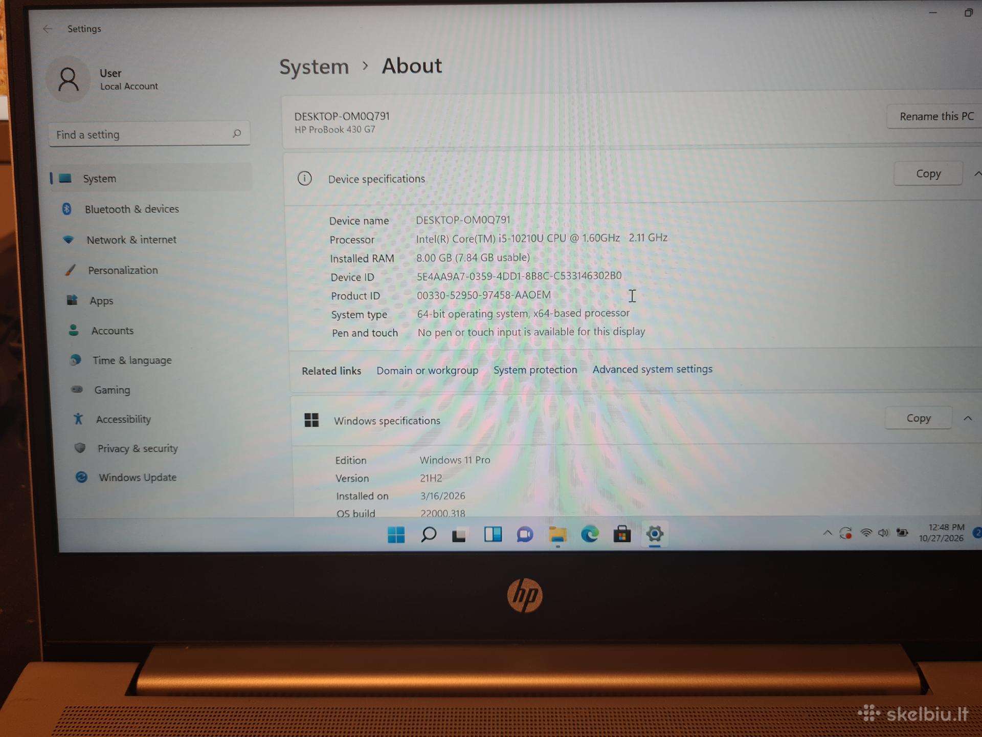 Probook 430 g7