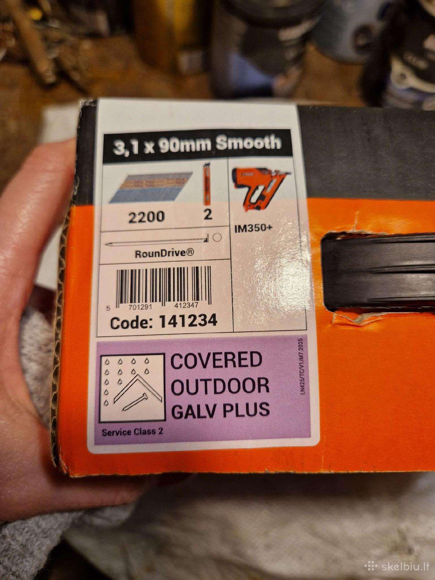 Vinys pistoletams (Paslode, Donaldson)