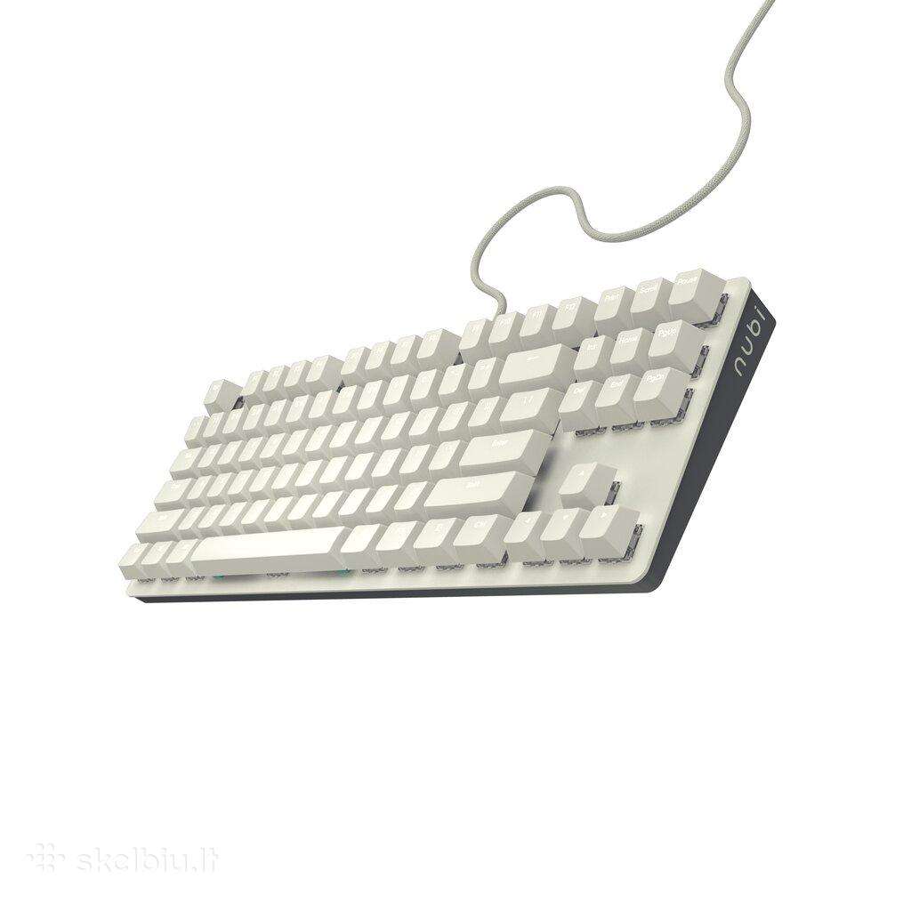 Nubi Nk87 White - Žaidimų klaviatūra Mechaninė