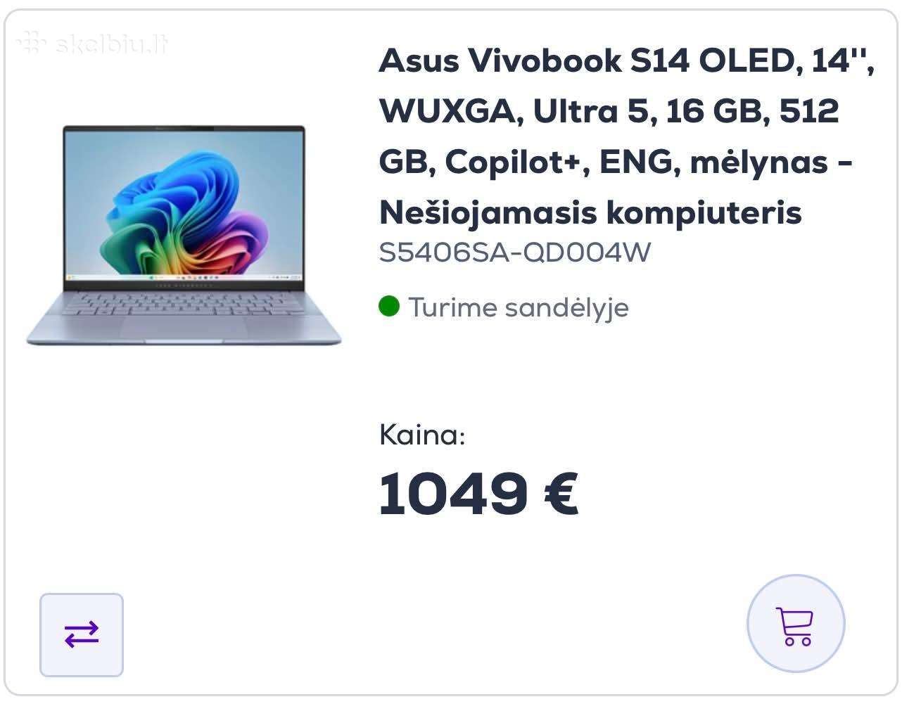 Visiškai naujas kompiuteris Asus