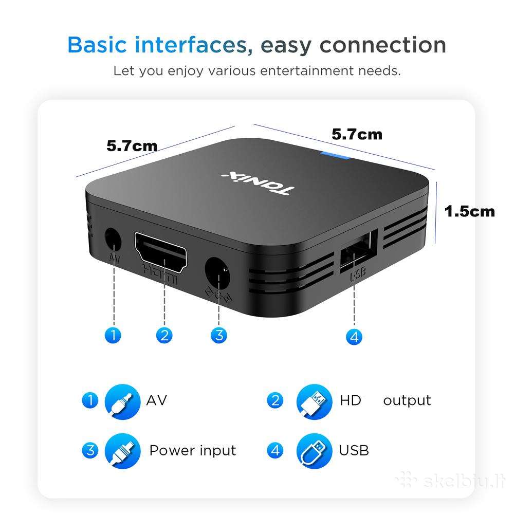 Pats mažiausias TV Box Tanix