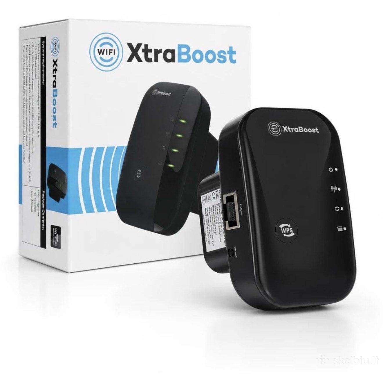 Xtraboost WiFi signalo stiprintuvas, 300 Mbps,