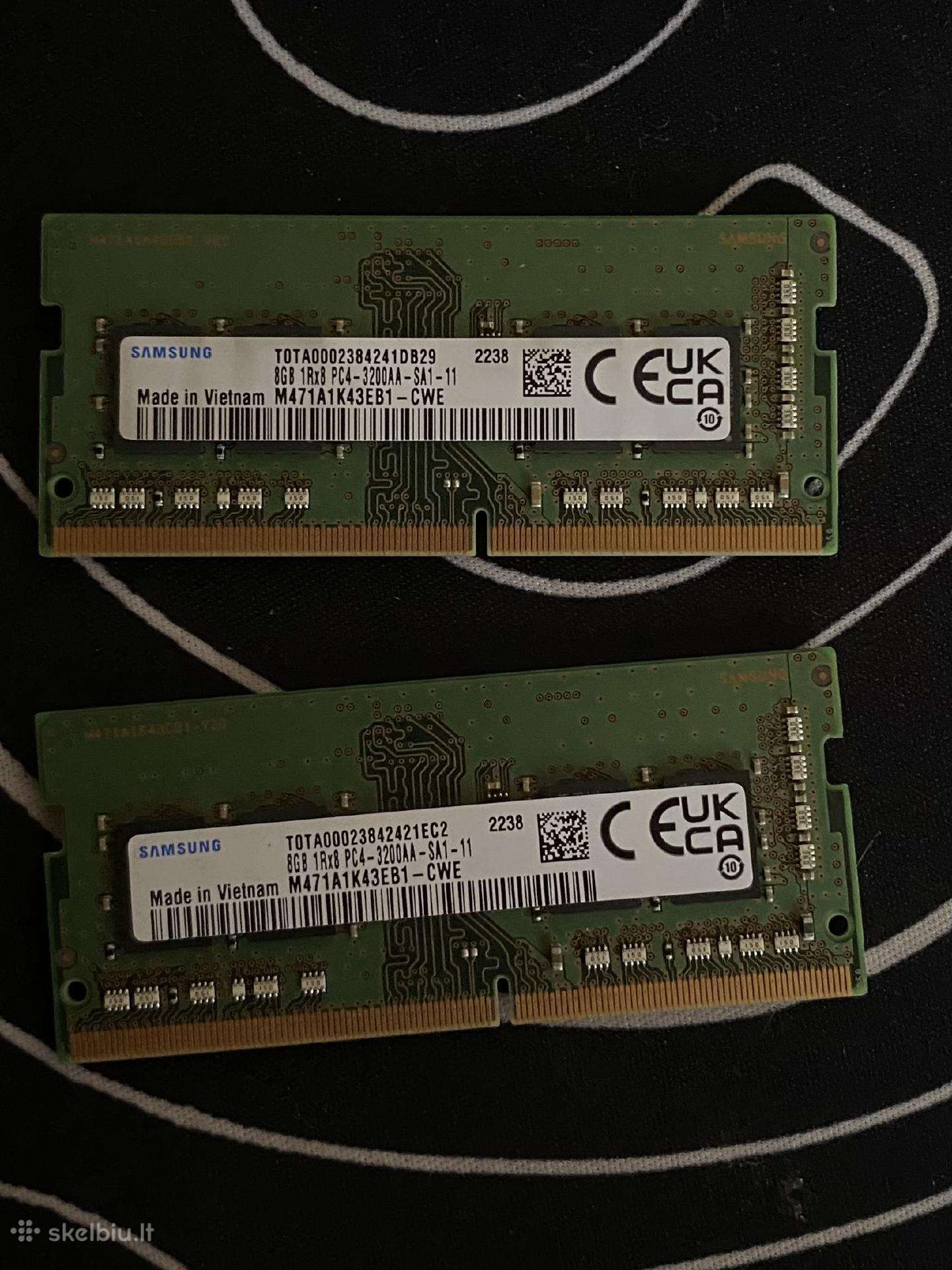 Ddr4 so dim 2x8gb RAM (16gb)