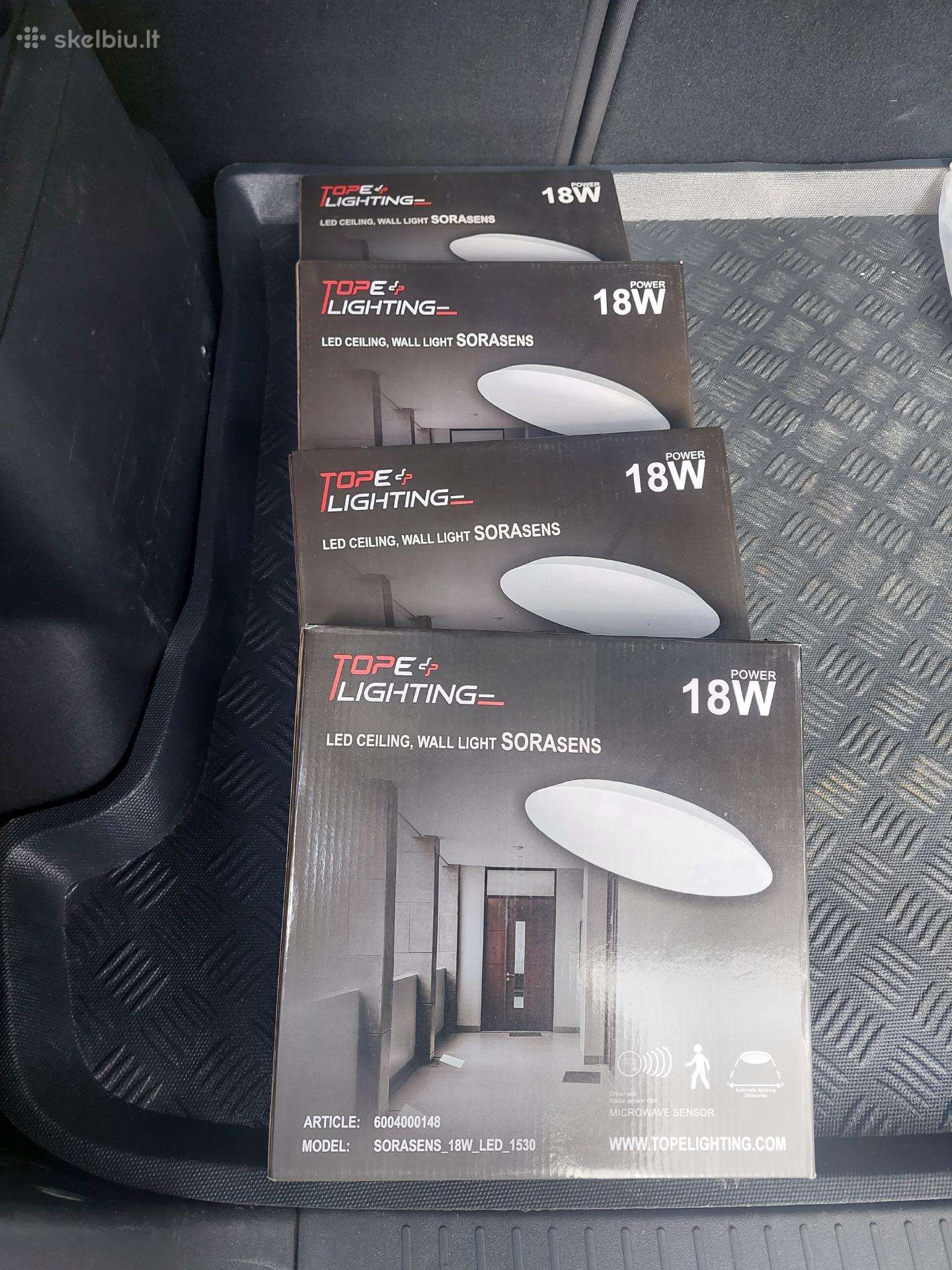LED lubiniai šviestuvai