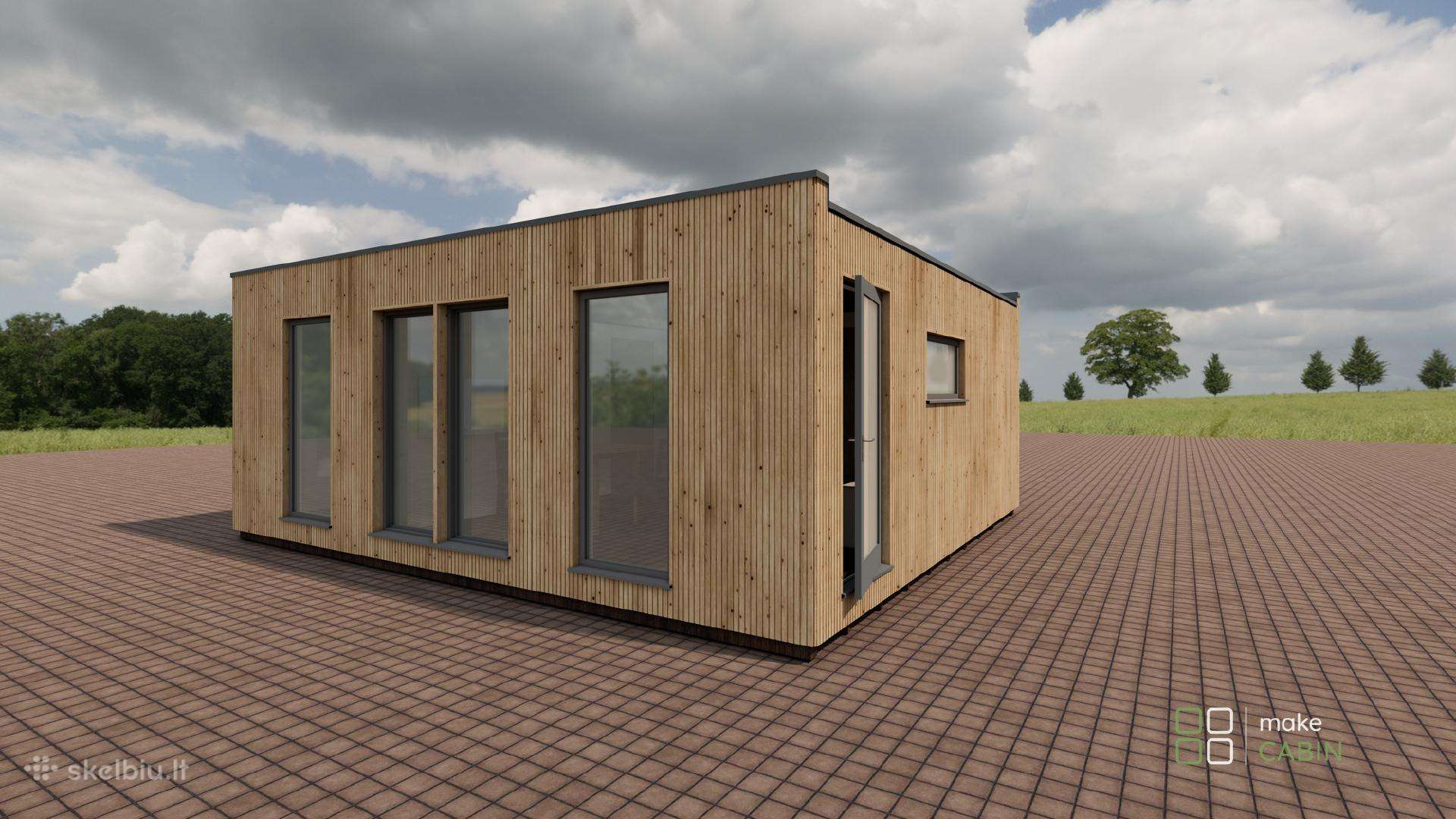 Makecabin 3 modulių namelis ! Akcija !