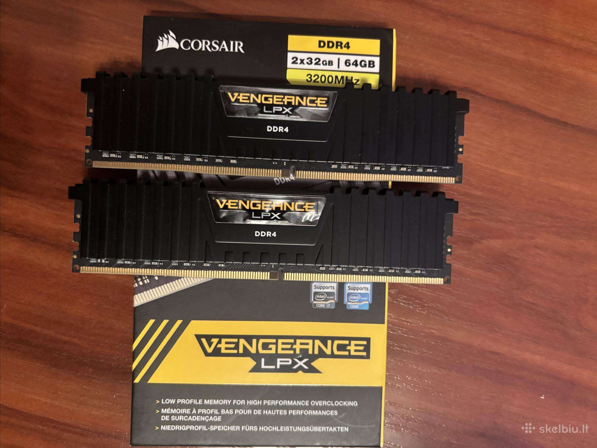 Corsair Vengeance Ddr4 64gb 3200mhz Cl16 (2x32gb)