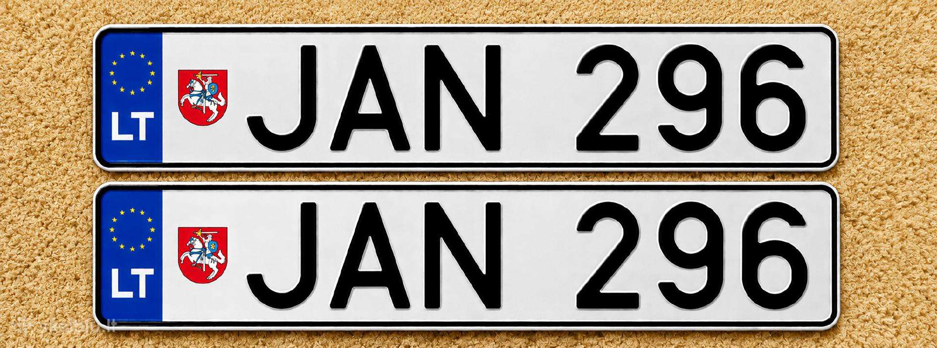 Parduodami Automobilio Numeriai Jan296