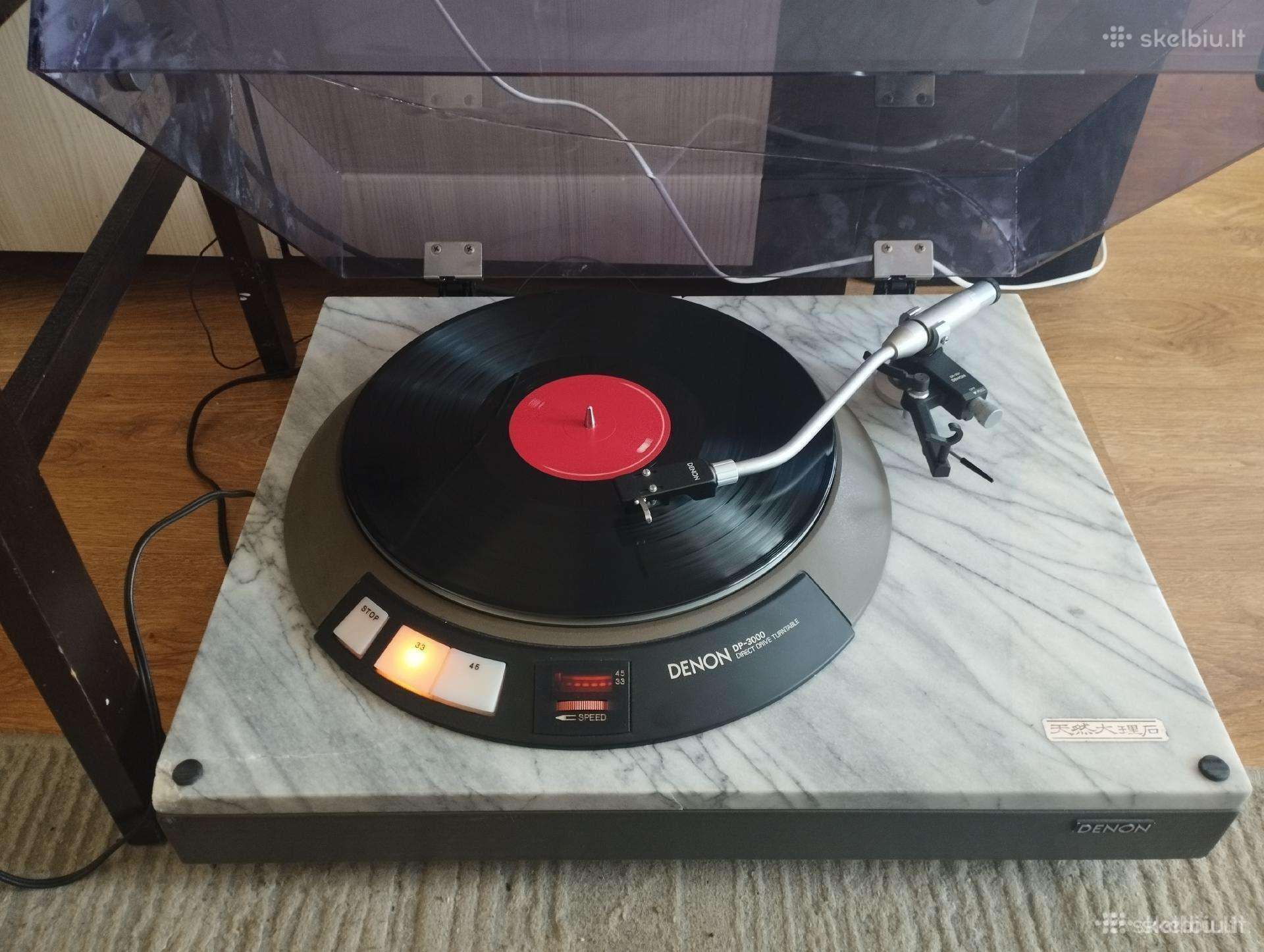 Denon Dp-3750(dp-3000) Marmurinis Patefonas