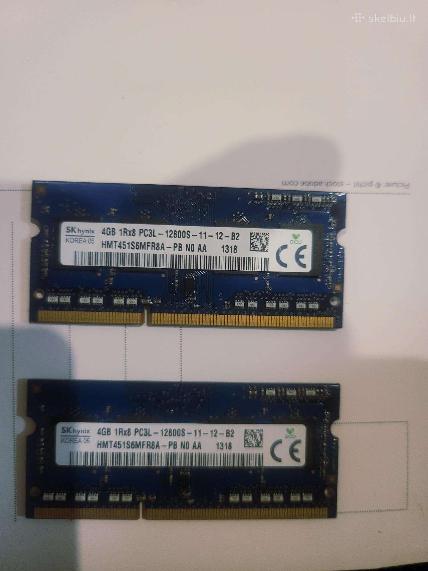 2x4 GB (8 GB) Sk Hynix Ddr3l So-dimm