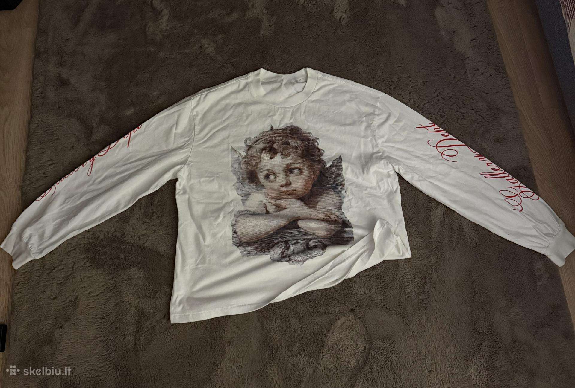 Gallery Dept. Balti marškinėliai longsleeve
