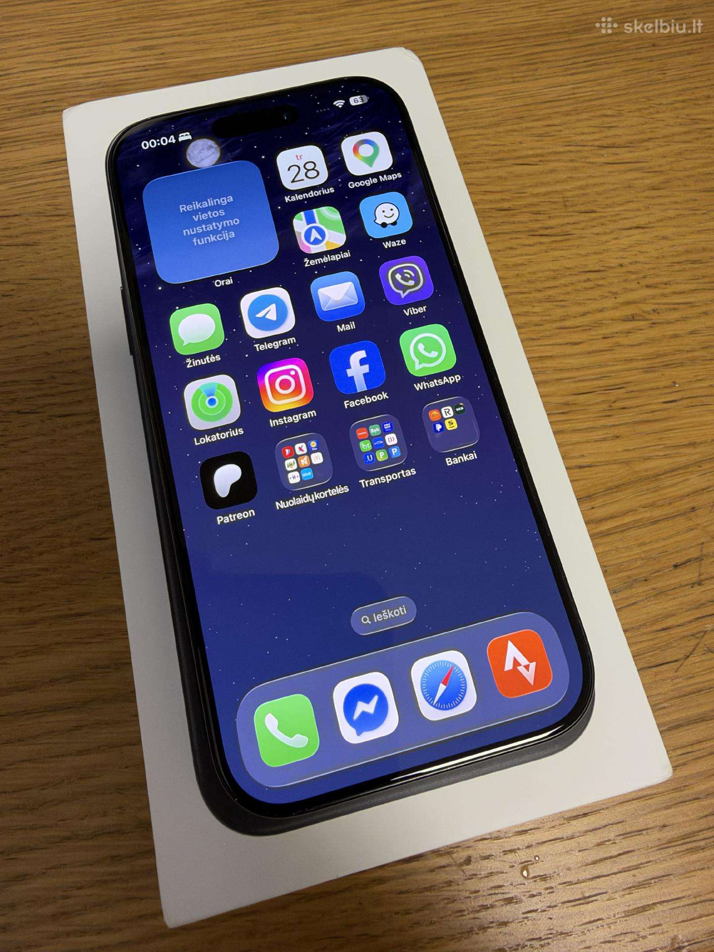 iPhone 16 pro 256 GB Black Titanium