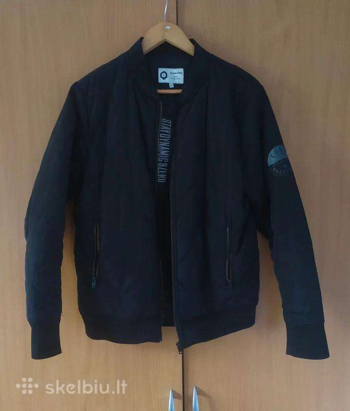 Jack & Jones pavasarinė juoda vyriška striukė M