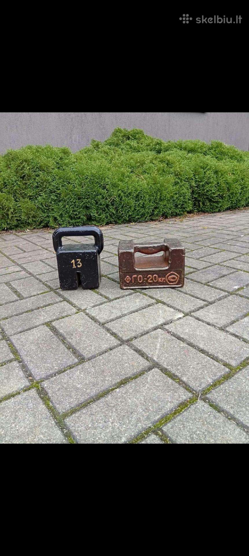 20-13 kg.senoviški įvairus svarmenis