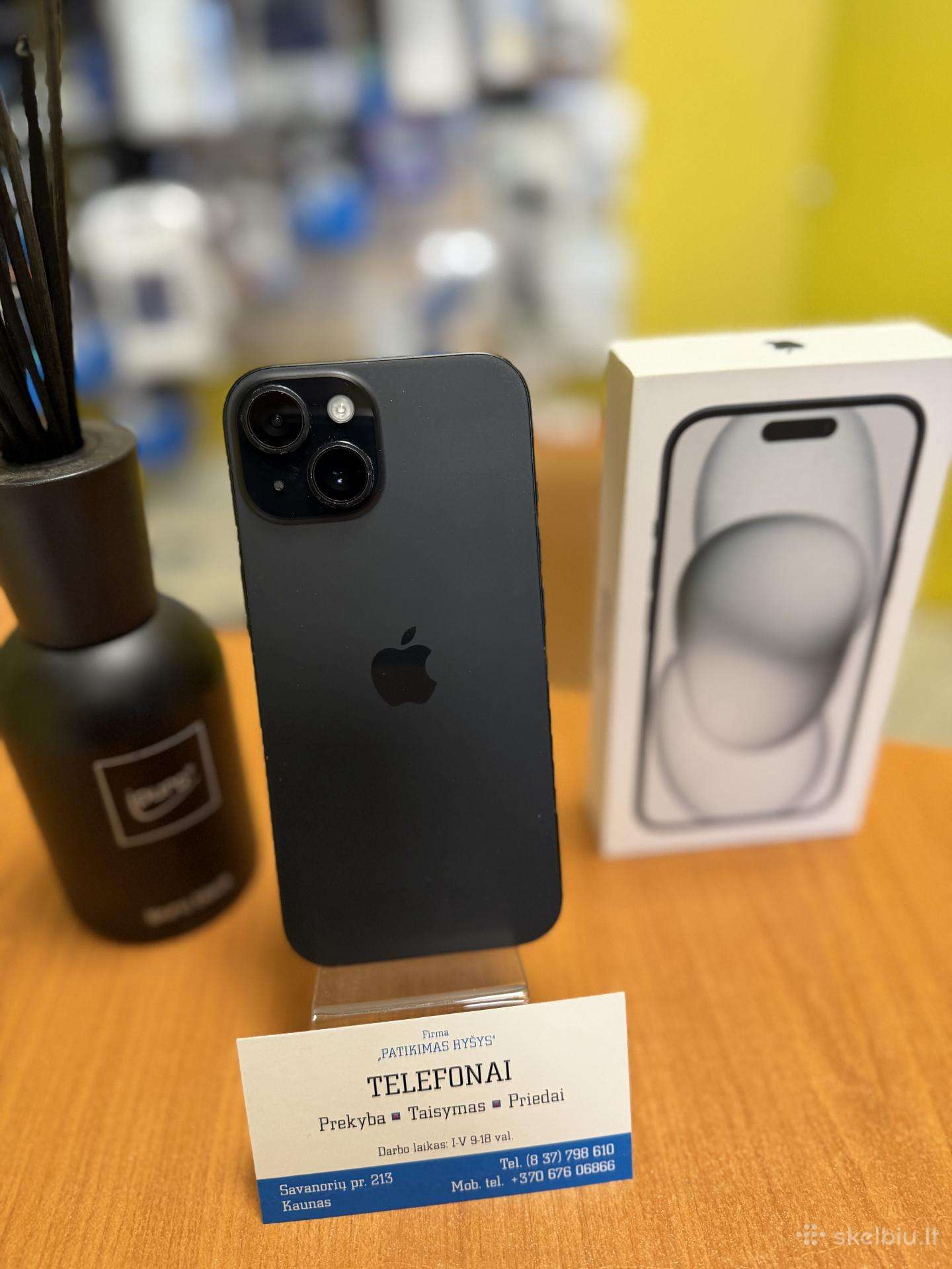iPhone 15 Black 128gb Su Garantija