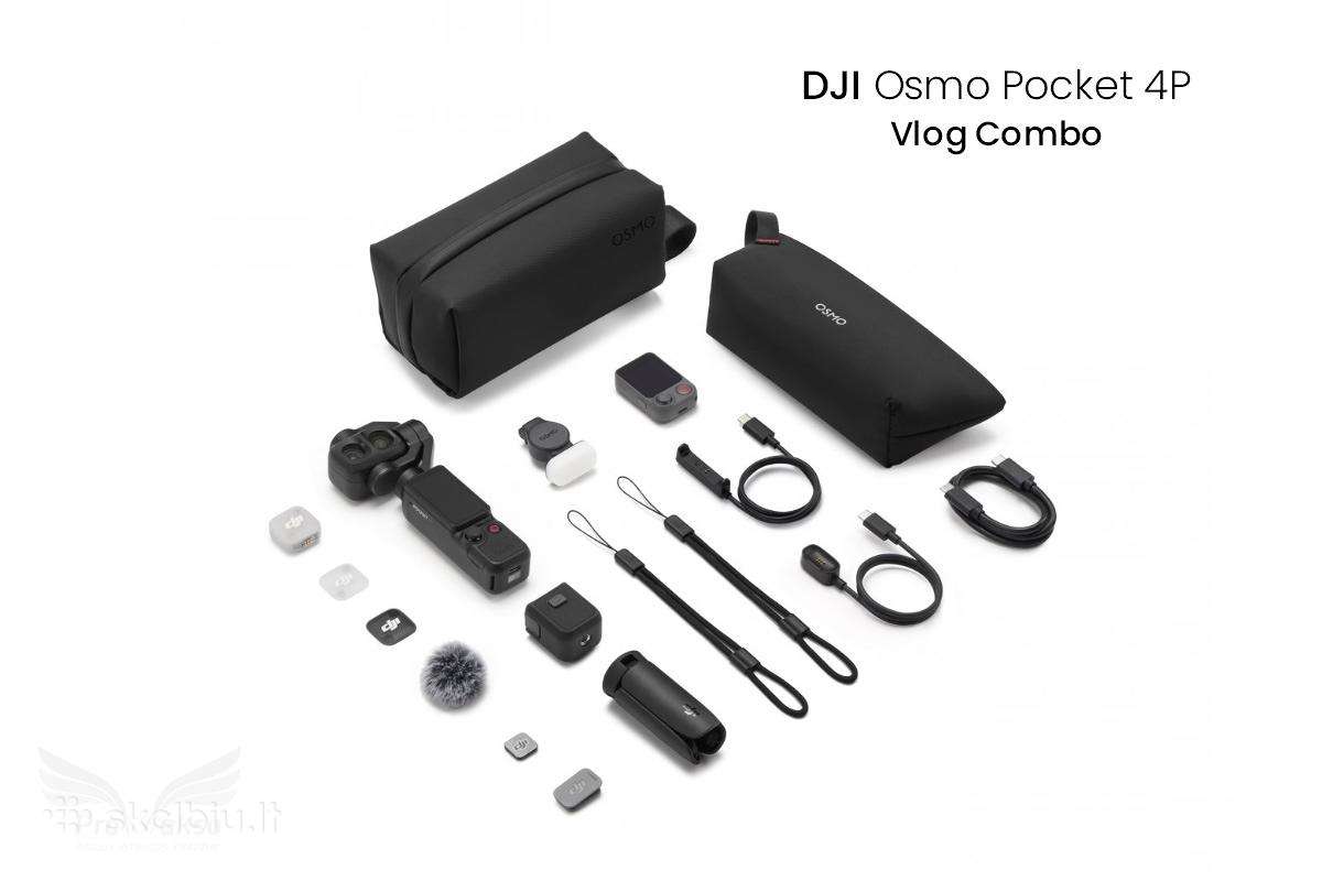 Naujas Dji Osmo Pocket 4p Vlog Combo Vlog