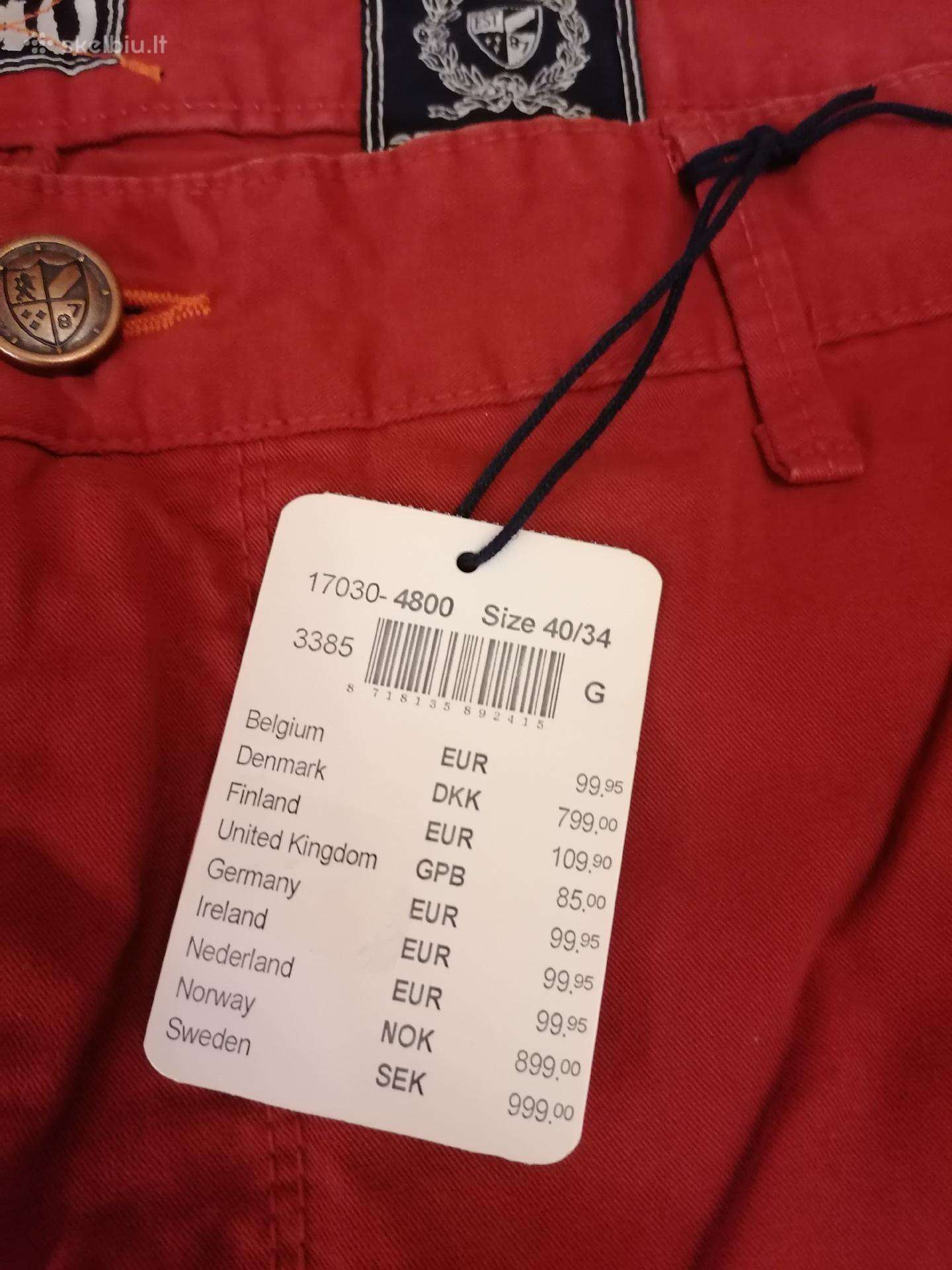 Parduodu naujas vyriškas kelnes.