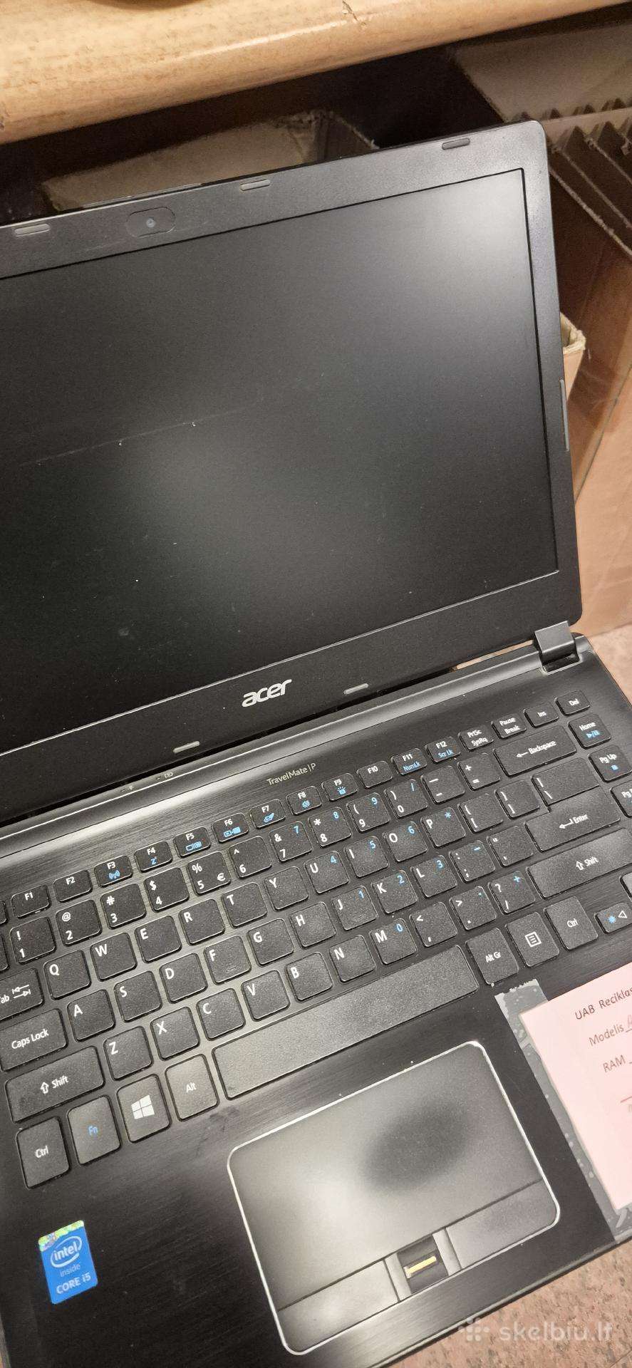 Acer nešoiojamas kompiuteris paruoštas naudotis