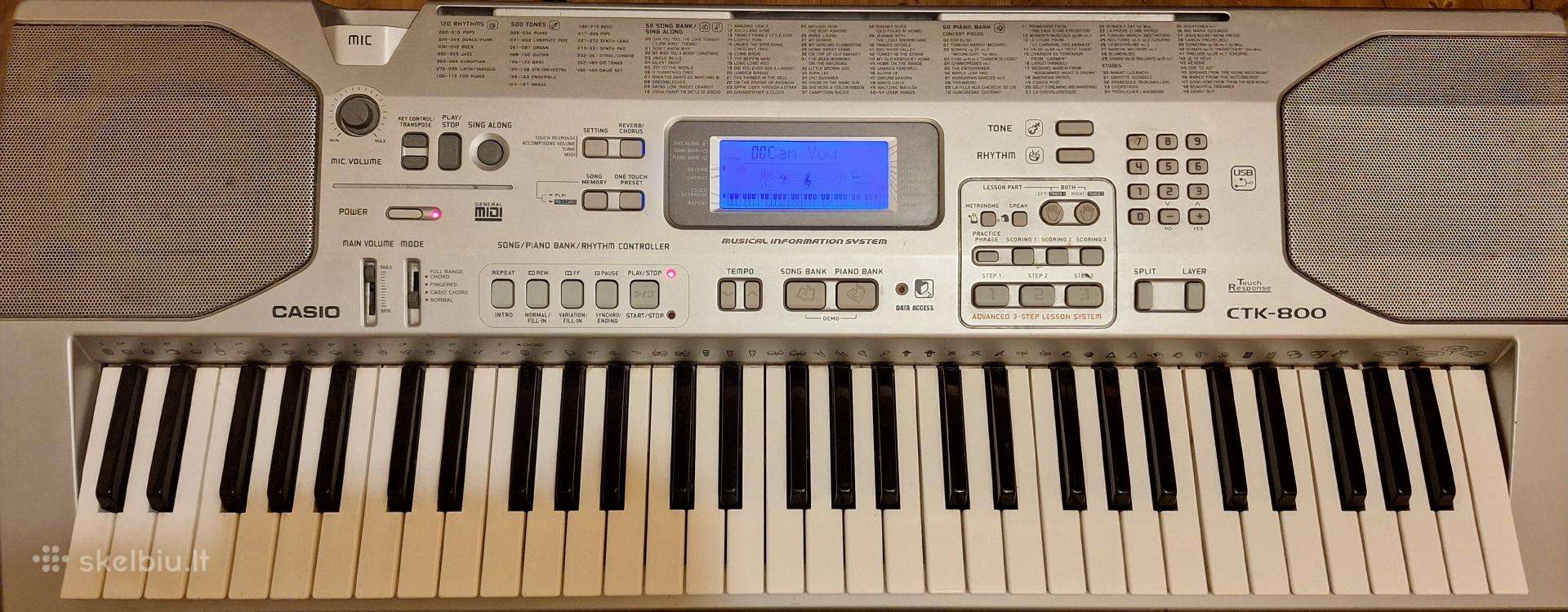 Casio Ctk-800 Sintezatorius