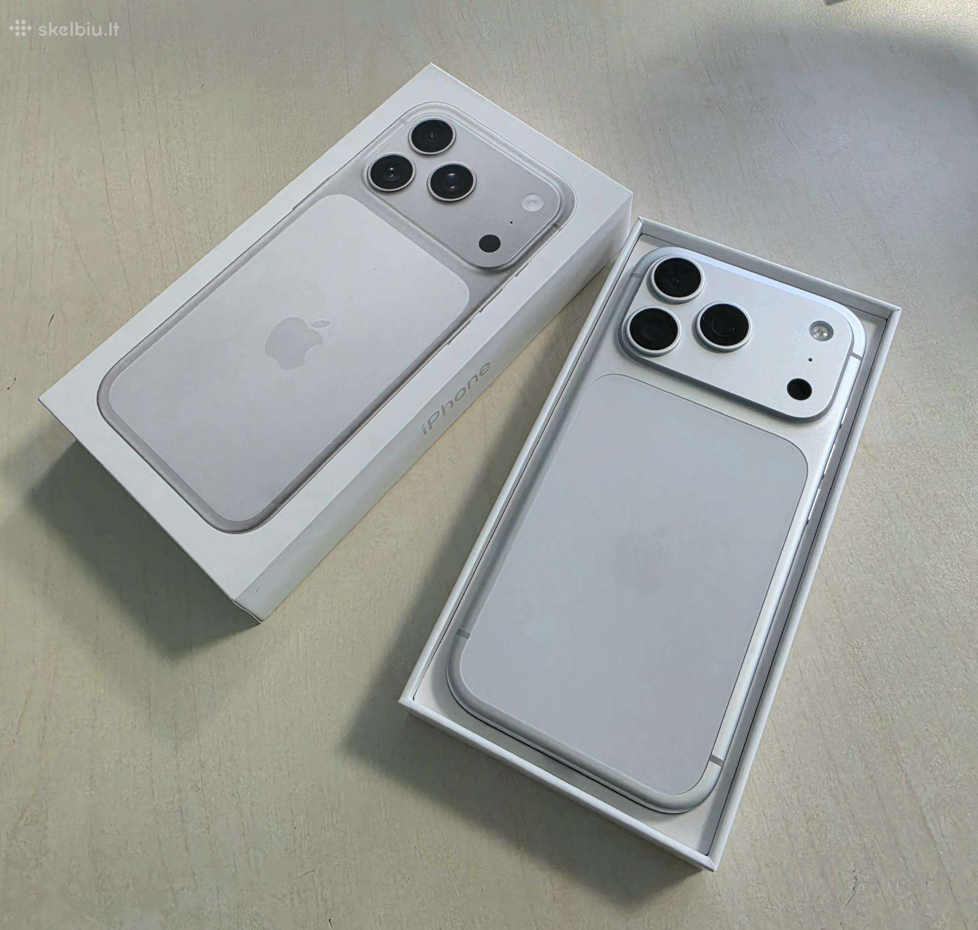 iPhone 17 Pro, 256gb, sidabrinis +Dovana