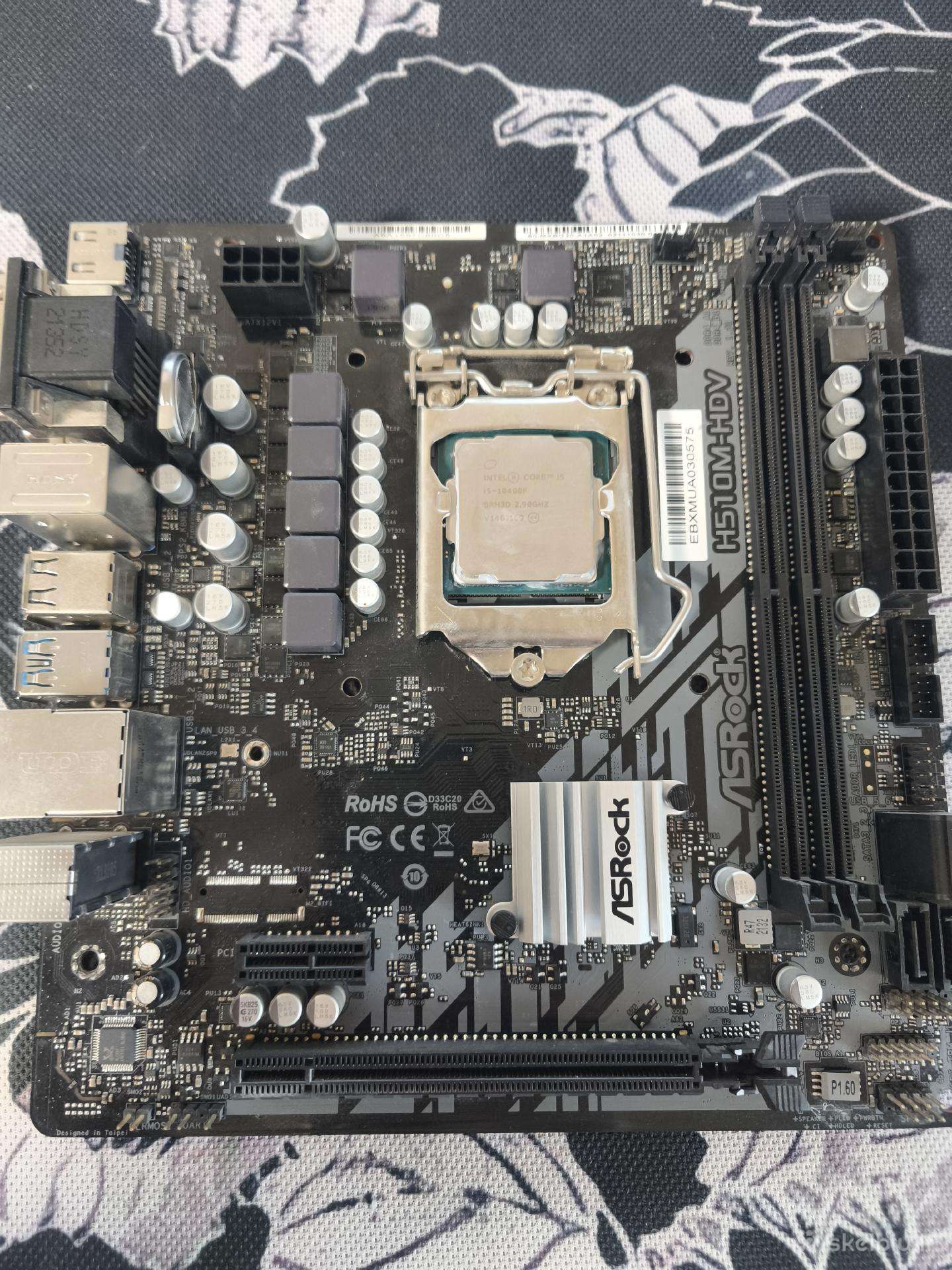 Cpu ir motherboard komplektas