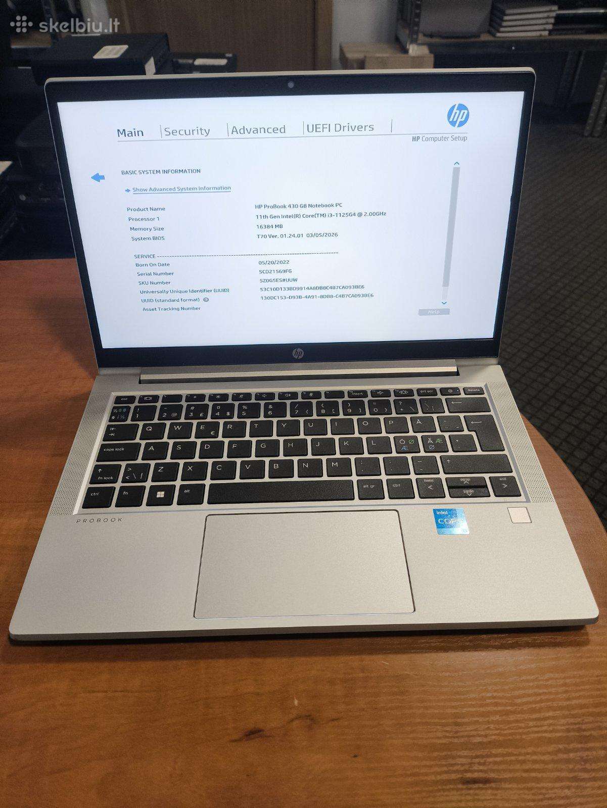 Elitebook 430 G8 13.3 Ips 16gb 512gb SSD 20%