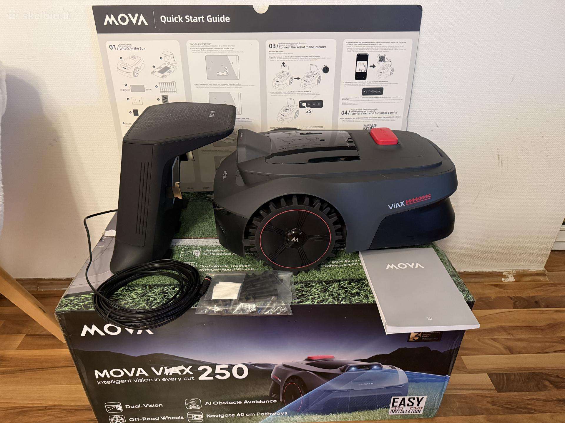 Mova Viax 250 vejos robotas– beveik nauja