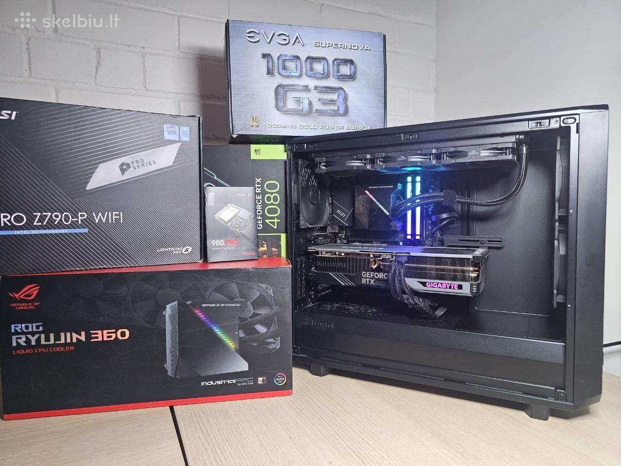 Galingas žaidimų Pc Rtx 4080 13900kf