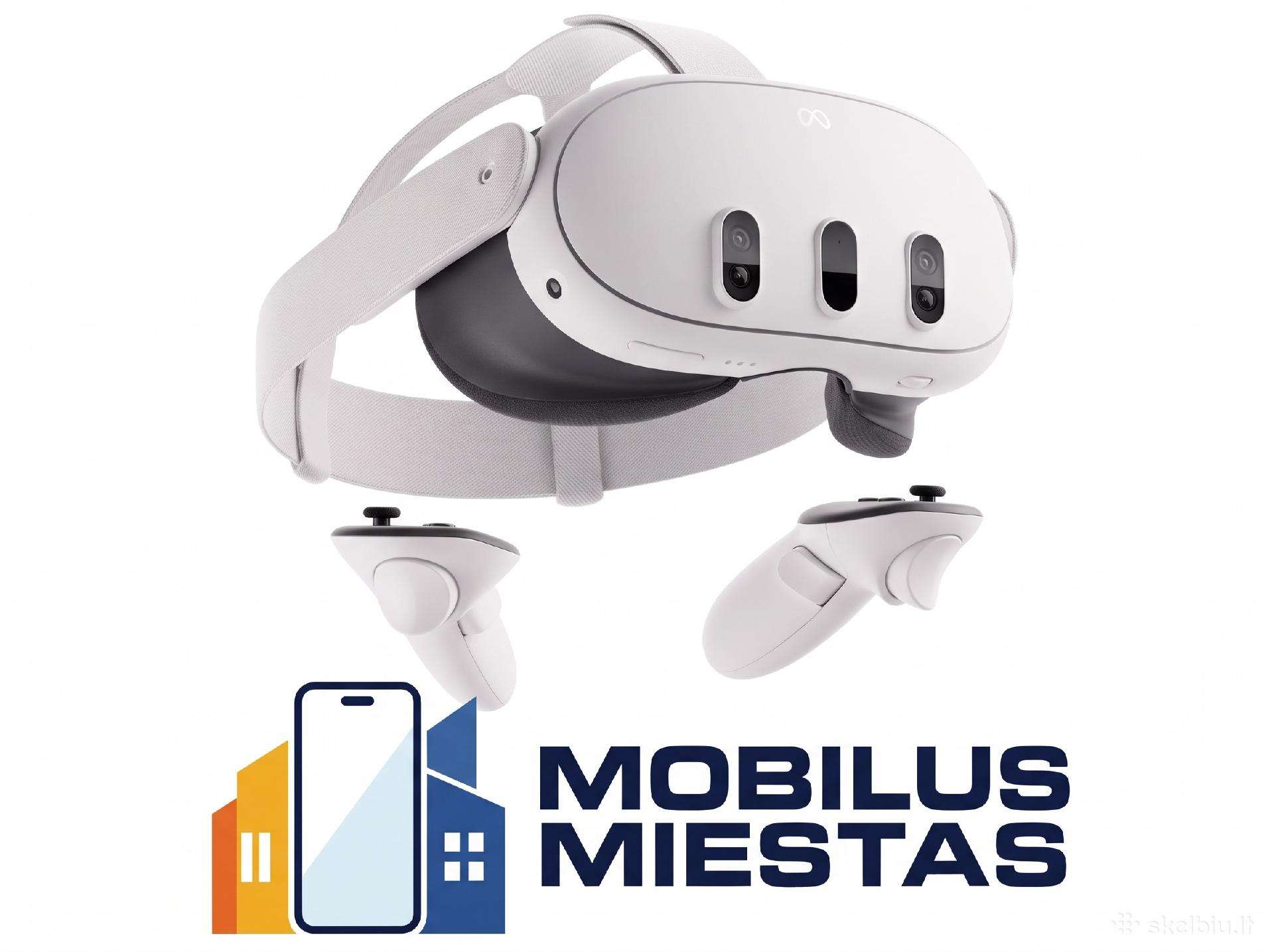 Nauji Meta Quest 3,3s virtualios realybes akiniai