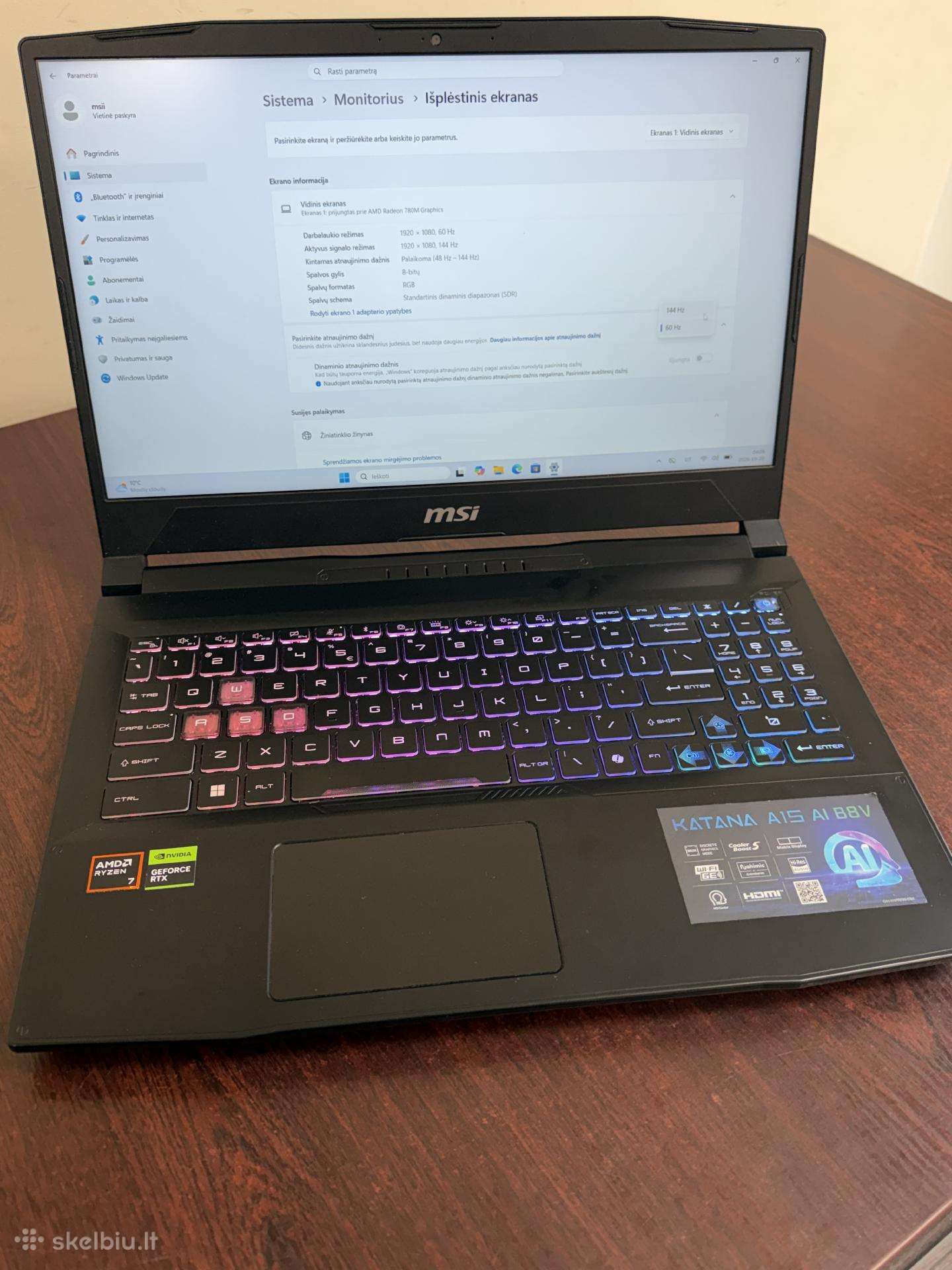 Msi Katana A15 B8v