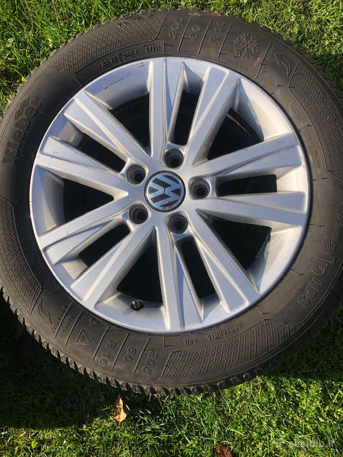 VW r16 ratlankiai su padangom