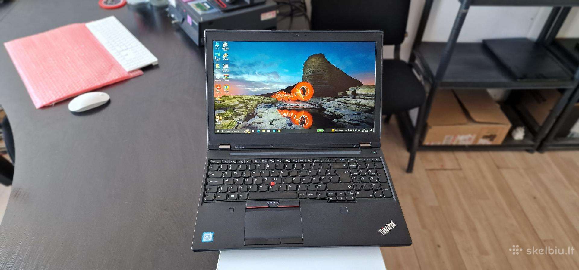 Lenovo P50, i7, 16gb, Quadro Nvdia M1000 4G
