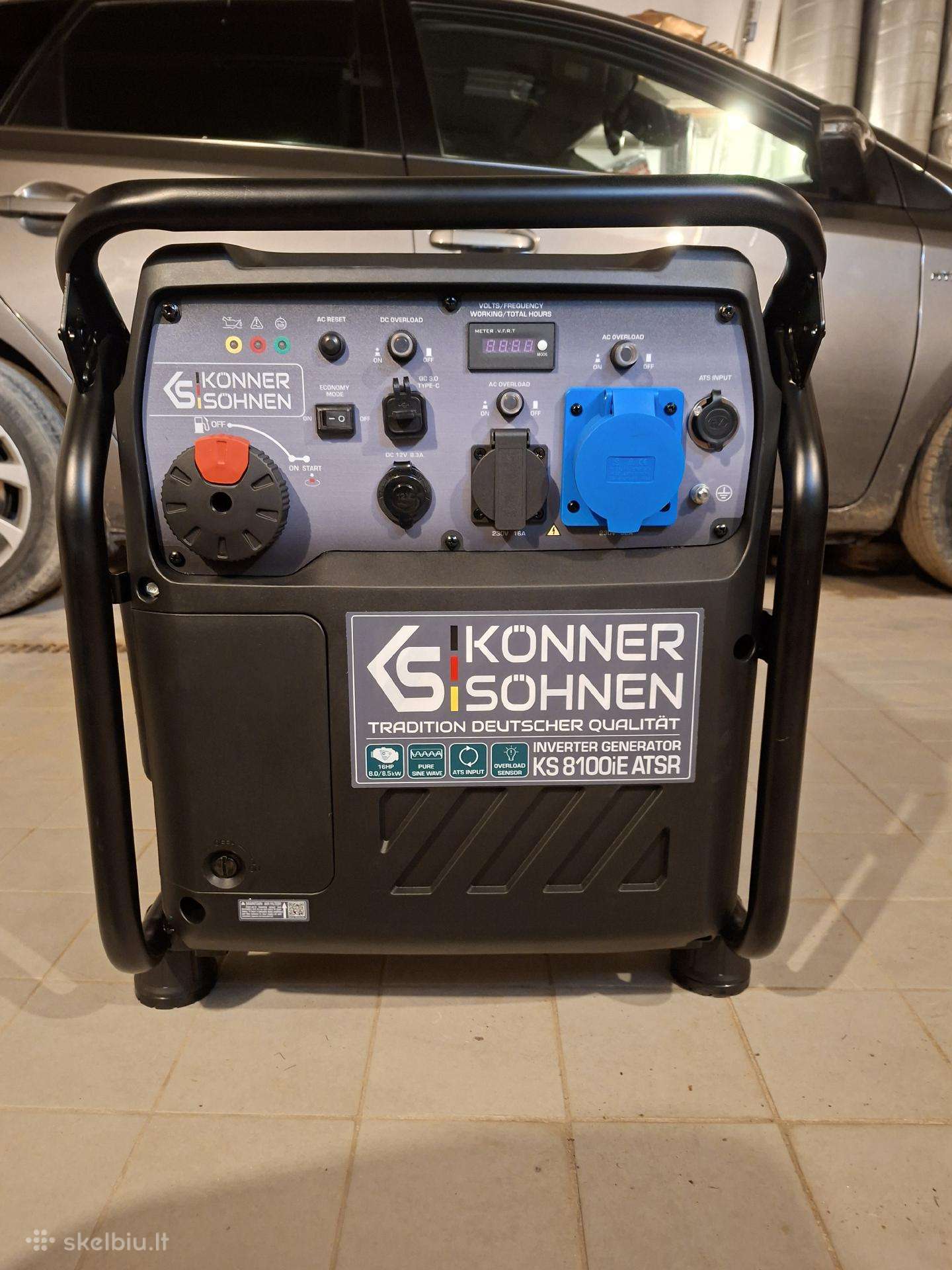 Inverterinis generatorius Ks 8100ie Atsr