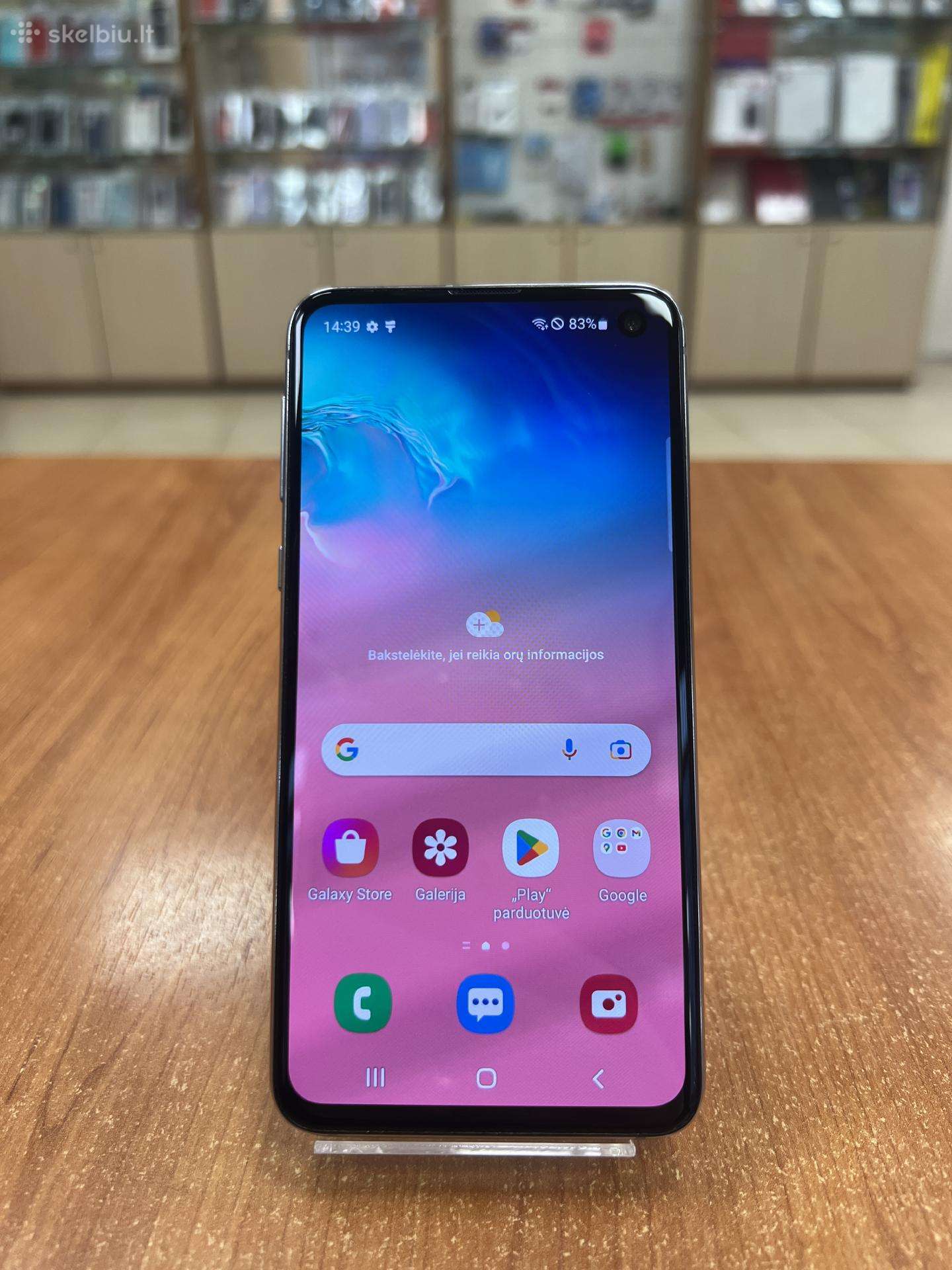 Samsung G970 Galaxy S10e 128 GB (naudotas)
