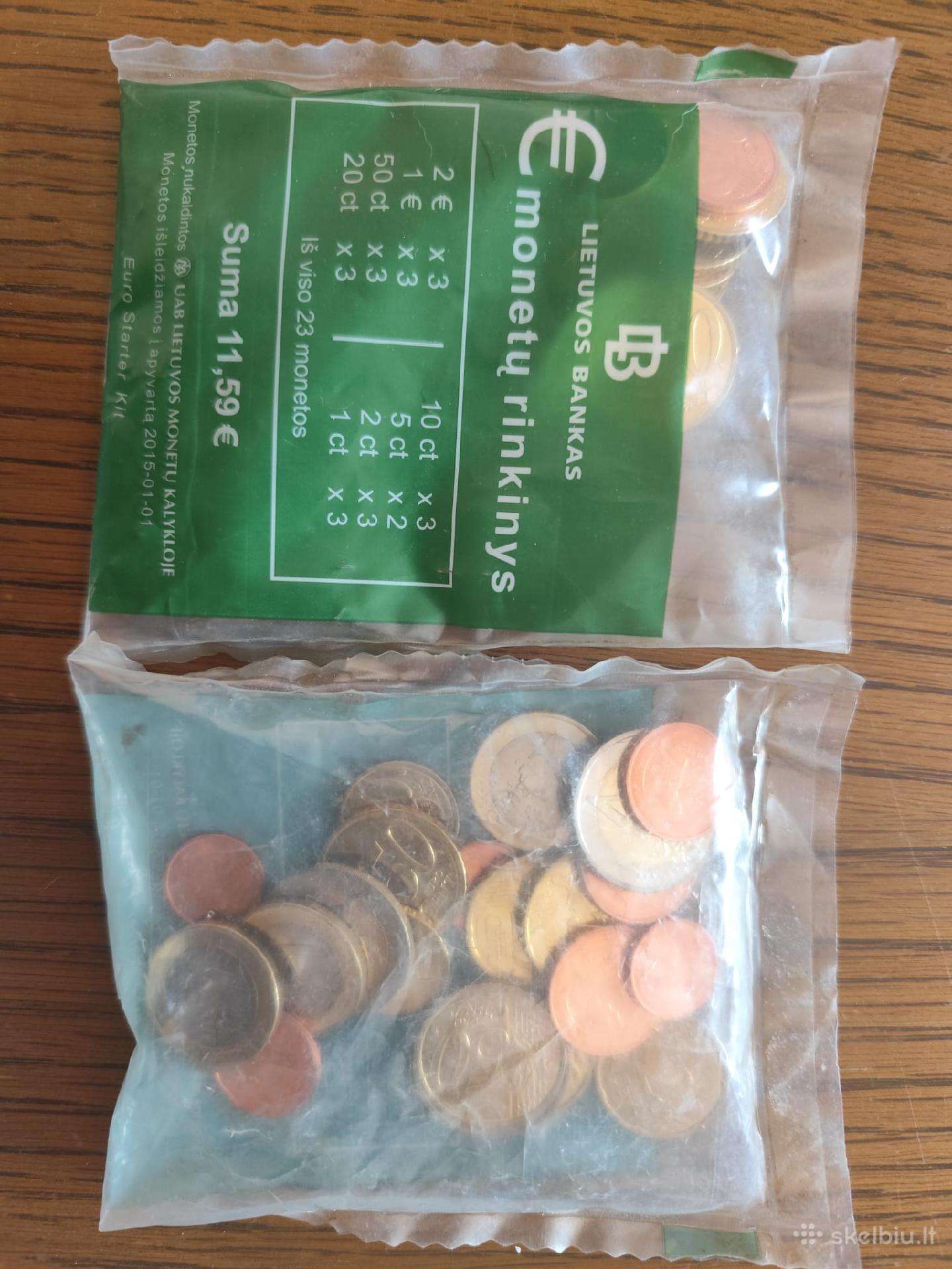 Startinis lietuvisku monetu komplektas