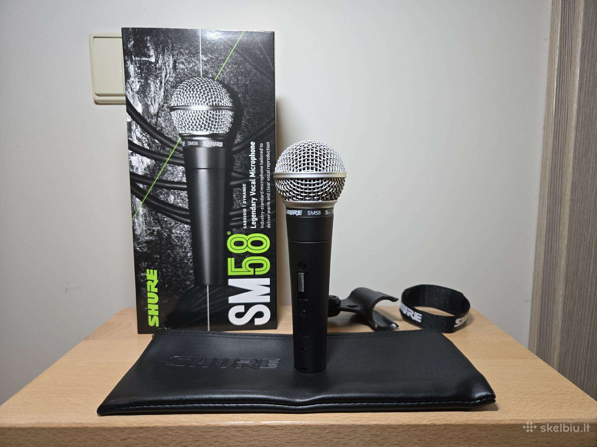 Shure Sm58 laidinis mikrofonas