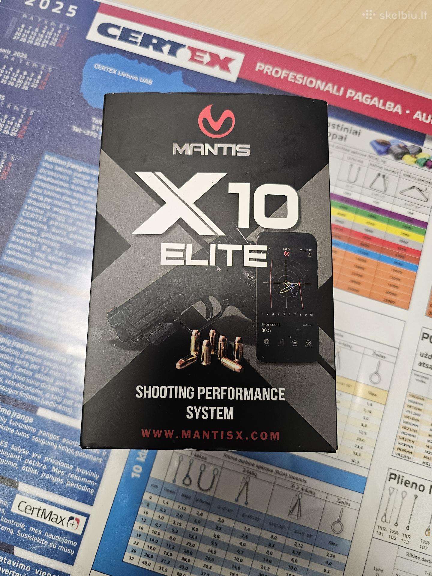 Treniruočių sistema Mantis X10 Elite Šautuvui